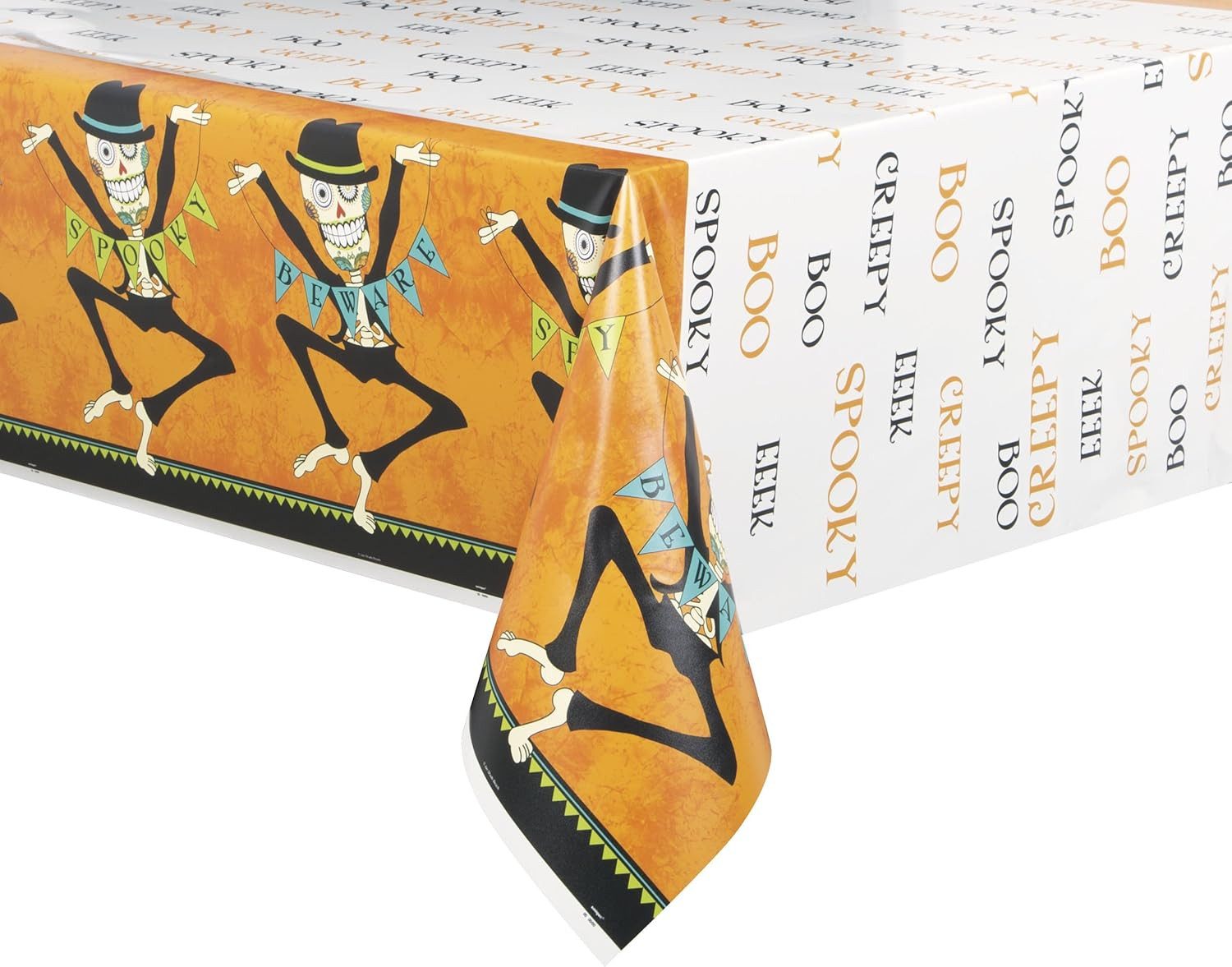 Unique Industries Inc. Tischdecke Tischdecke PVC Day of the Dead 137x213cm
