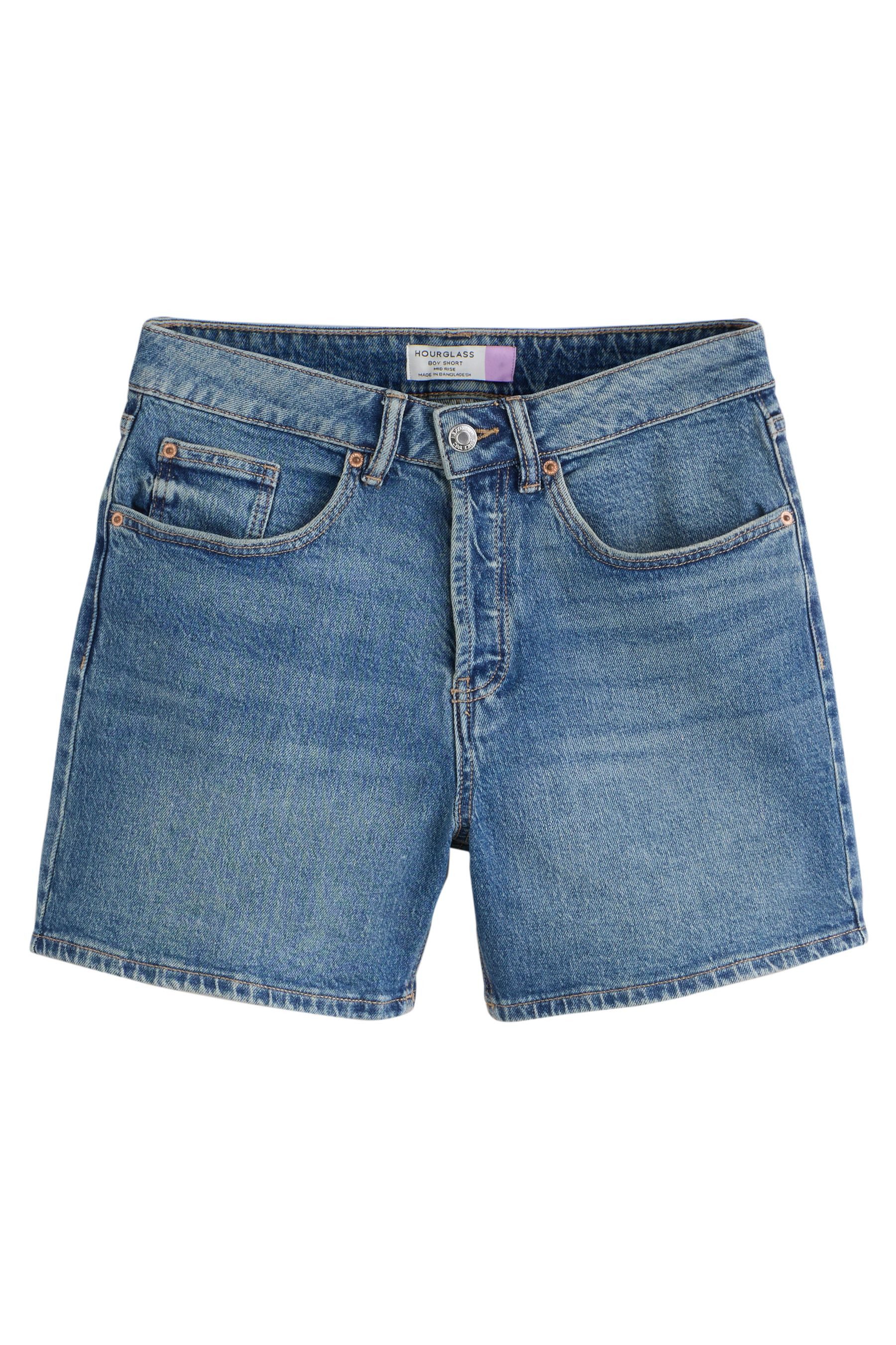 Next Jeansshorts Zeitlose Sanduhr Denim-Shorts (1-tlg)