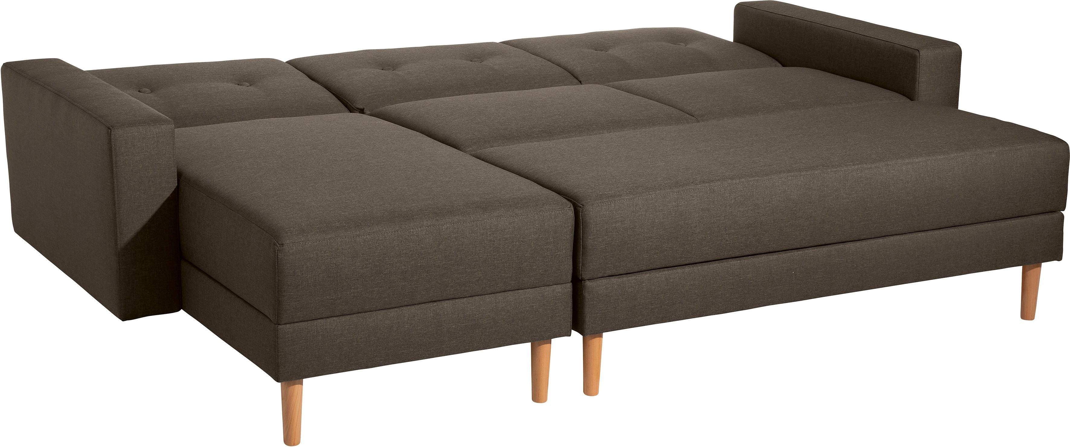 Recamiere, Just mit Chill, Max inklusive Ecksofa Winzer® Rückenverstellung, Stauraumhocker Schlafsofa