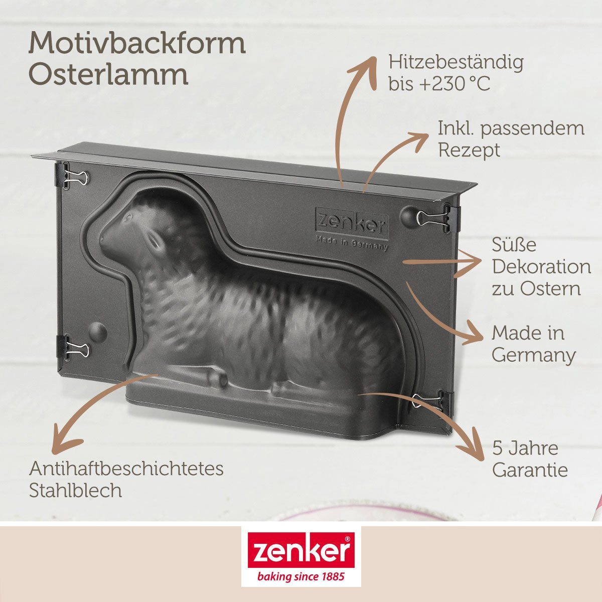 Zenker Backform Lammbackform