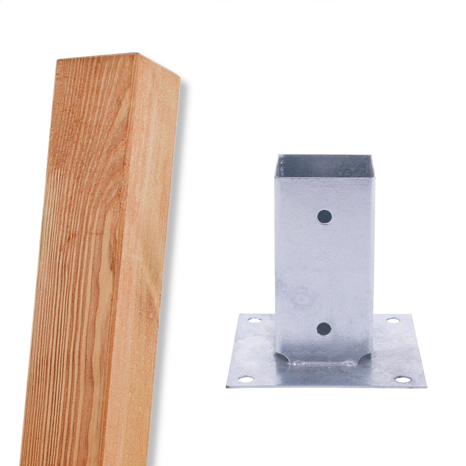 BooGardi Zaunpfosten Holzpfosten imprägniert KDI, (4-St., günstig online kaufen