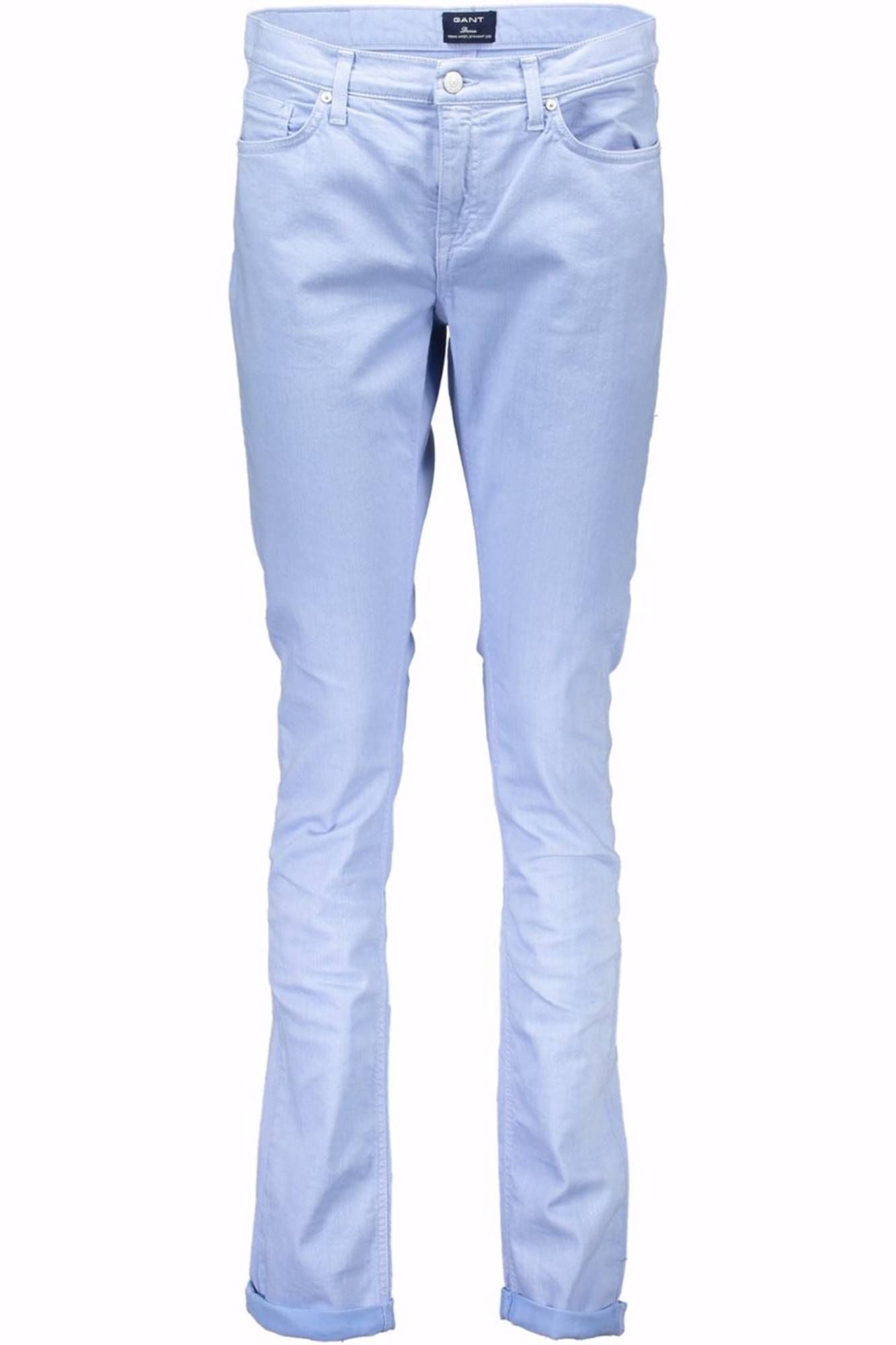 Gant 5-Pocket-Hose Blaue Damenhose mit schmalem Bein und 5 Taschen - Stilvoll & Bequem