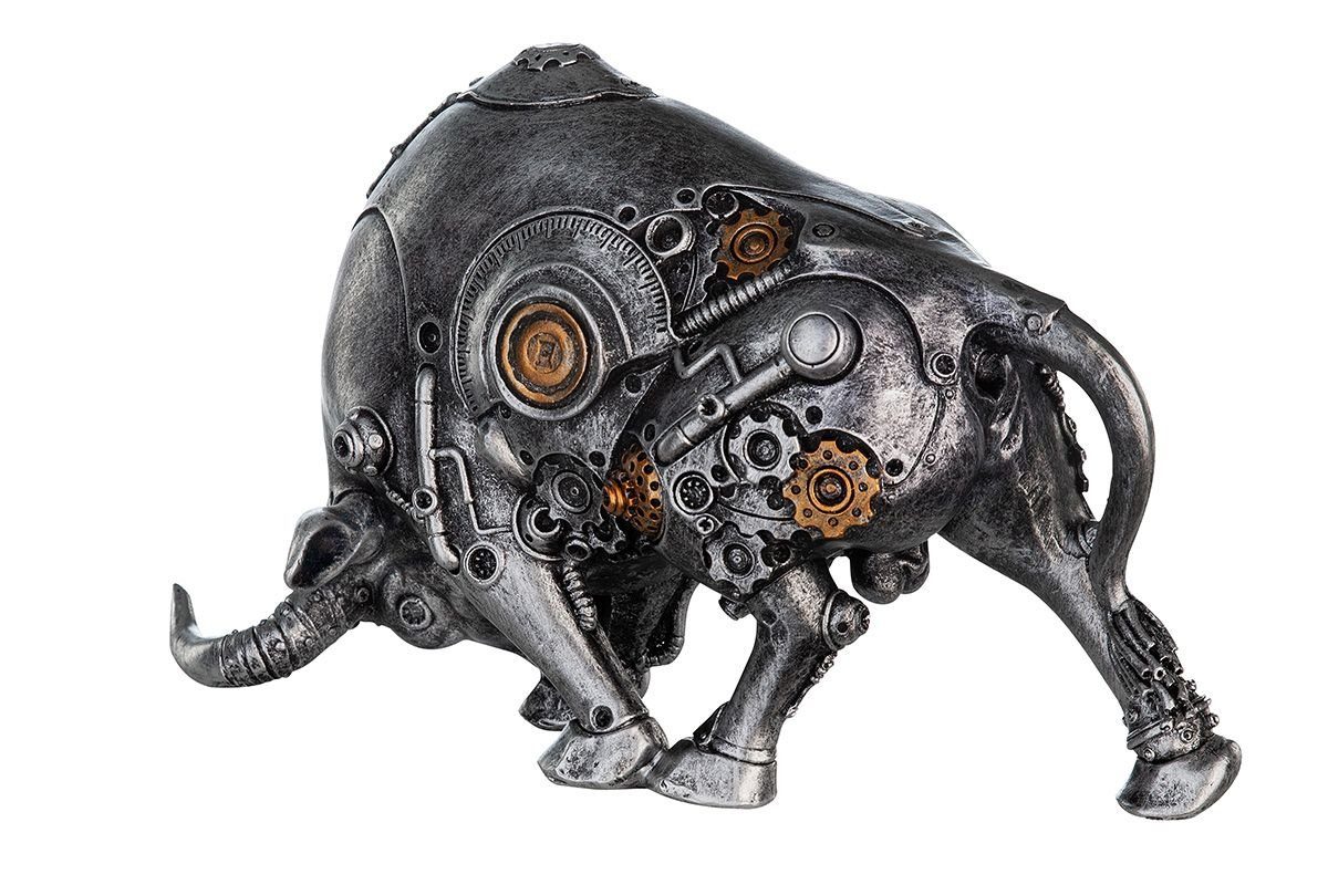 Brillibrum Steampunk Katzen Figur - Industrial Deko Mit Hut