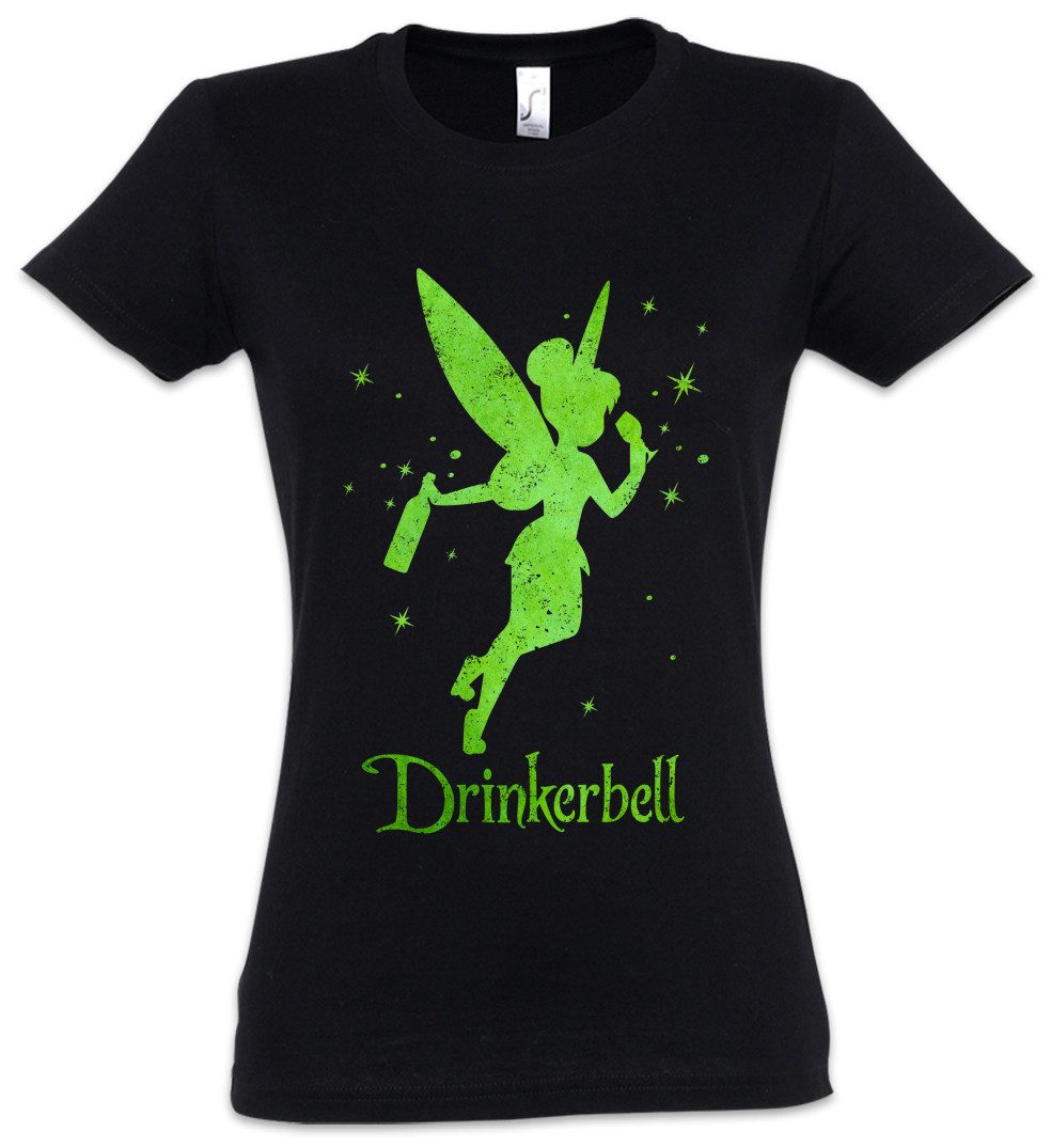 Urban Backwoods Print-Shirt Drinkerbell Damen T-Shirt Karneval Alkohol Kost günstig online kaufen