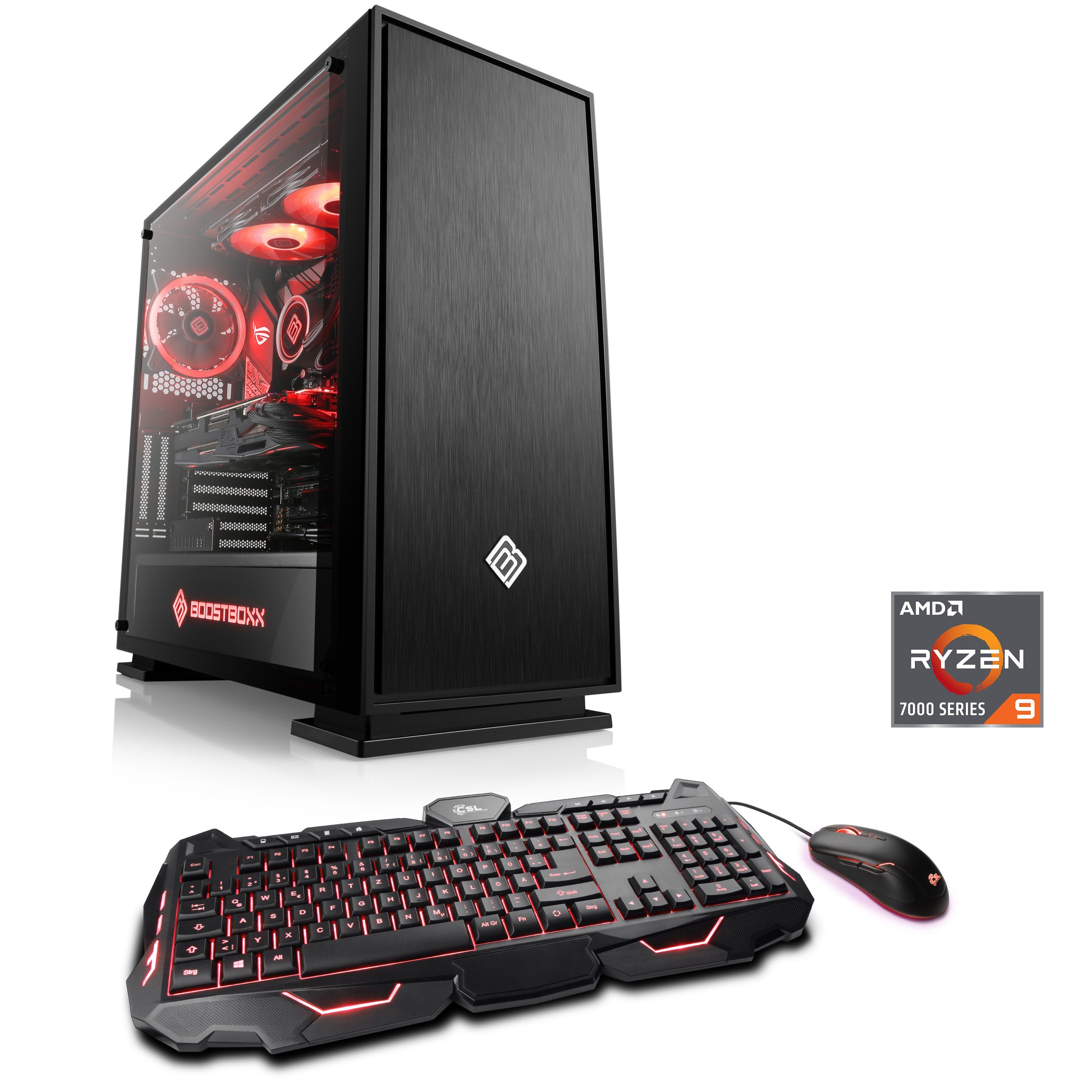 CSL HydroX V28349 Gaming-PC (AMD Ryzen 9 7900, AMD Radeon RX 7900XTX, 32 GB RAM, 2000 GB SSD, Wasserkühlung)