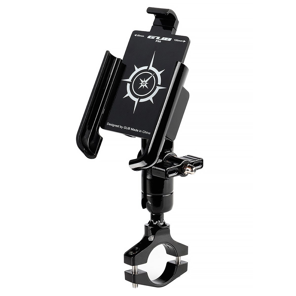 Smartphone-Halterung GUB P50 Motorrad Handyhalterung für Lenker aus Aluminium Universal