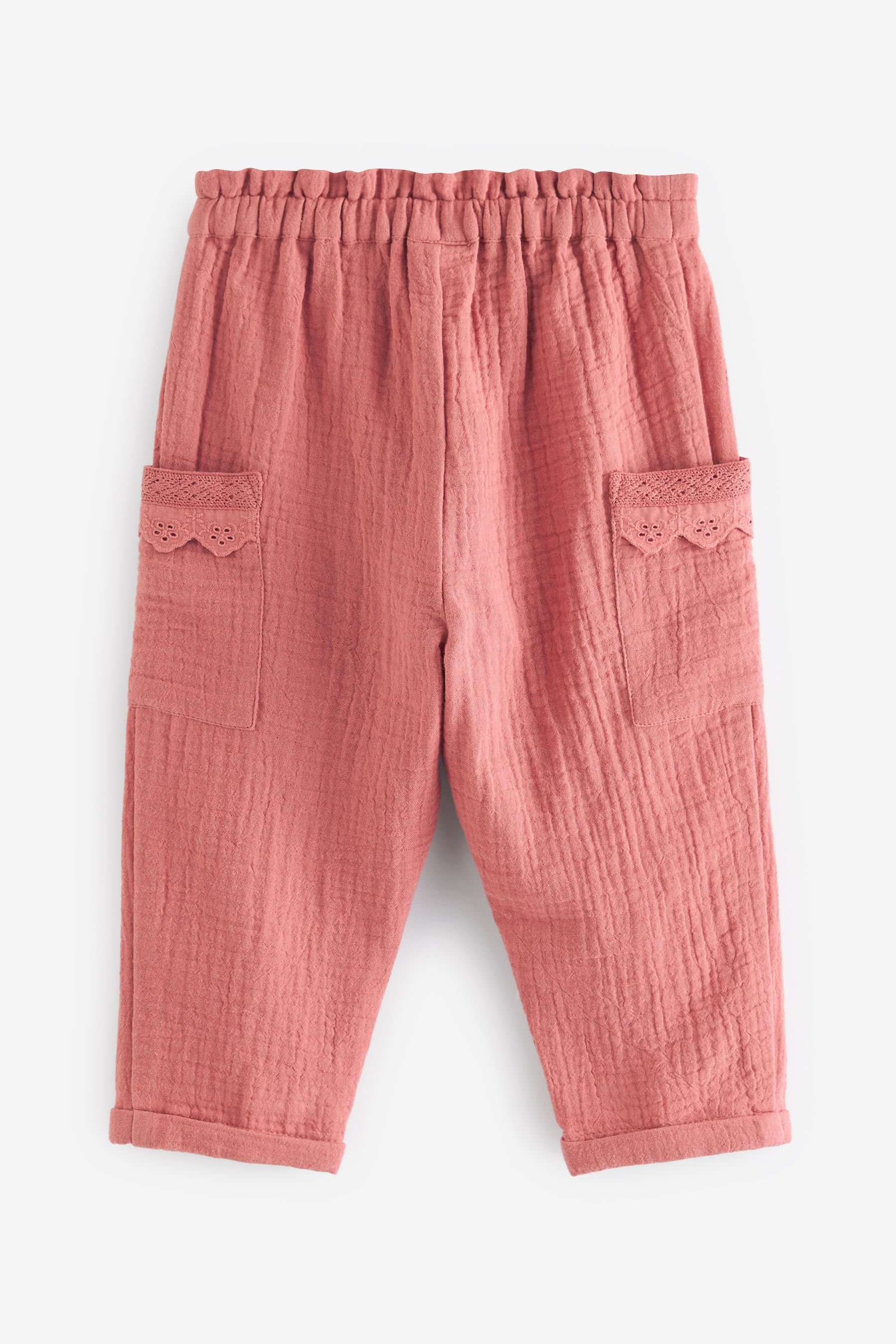 Pink Next (1-tlg) strukturierte Weiche, Hose Schlupfhose