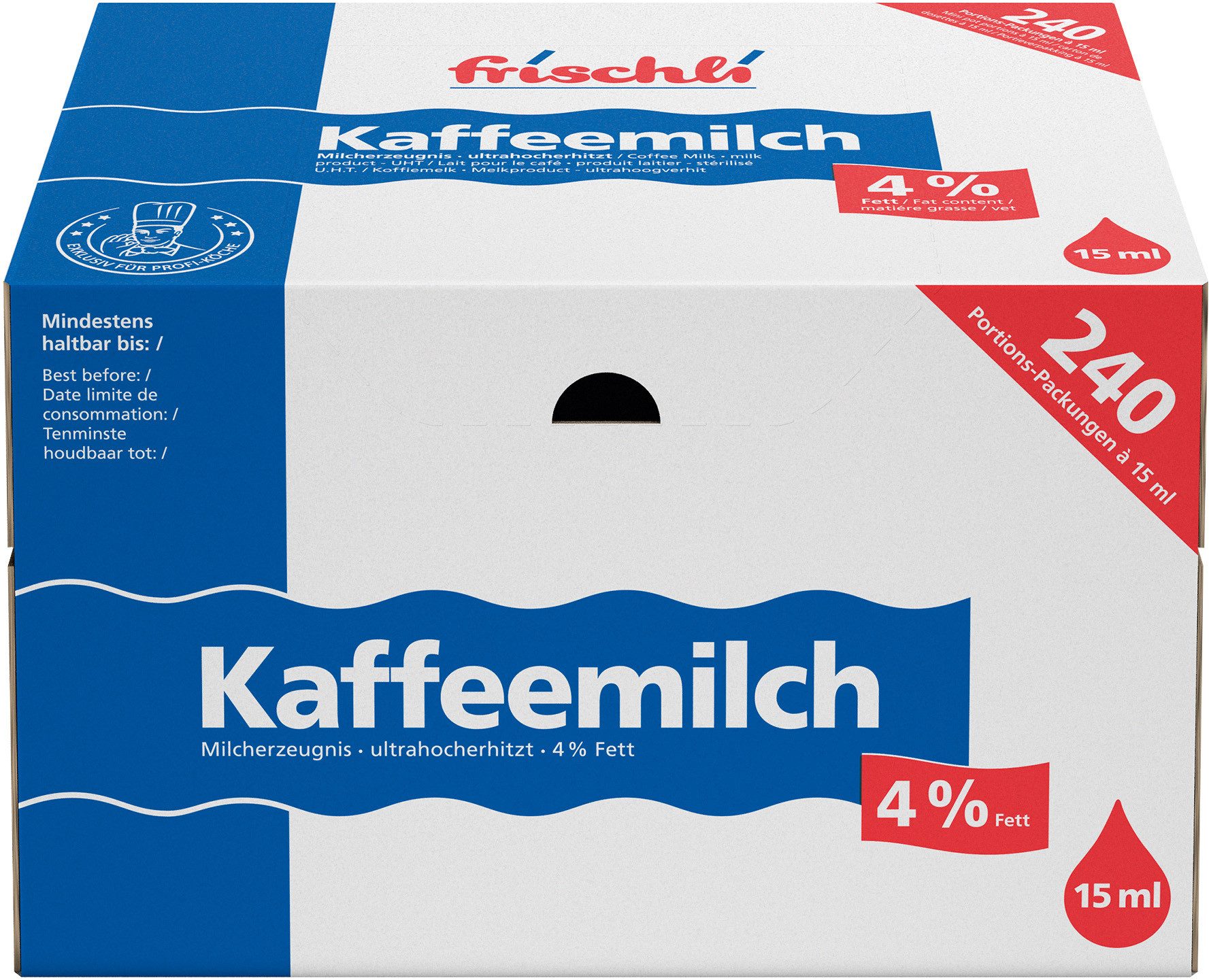 frischli Süßigkeit, Frischli Kaffeemilch leichten Kaffeegenuß Portionspackungen 3600ml