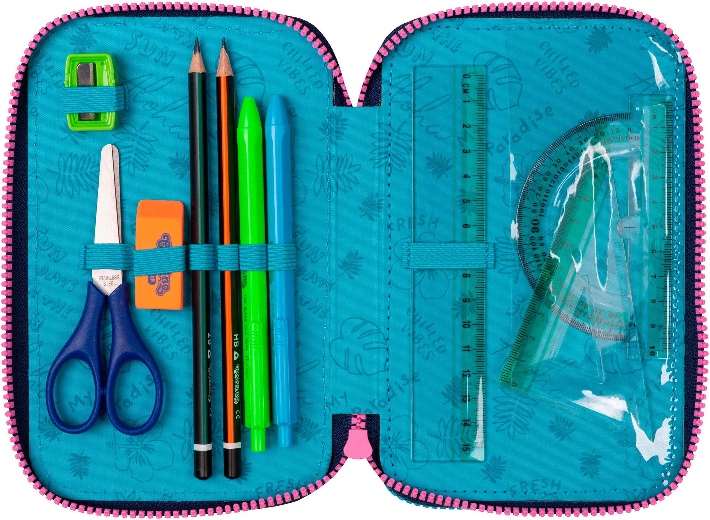 CoolPack Federmäppchen Etui, Disney, Stitch, befüllt