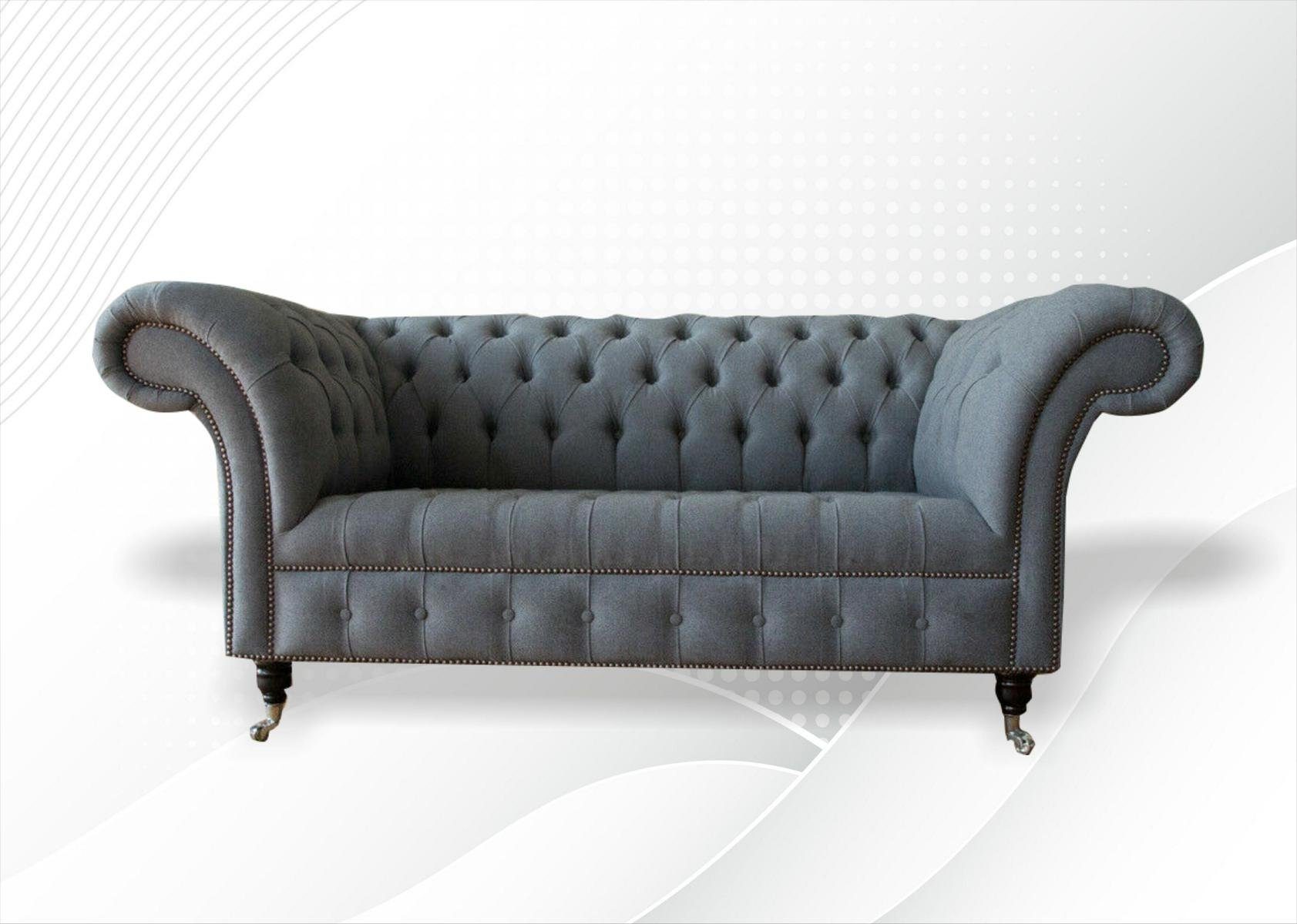 JVmoebel 2-Sitzer, Chesterfield 2 Sitzer Design Sofa Couch 185 cm