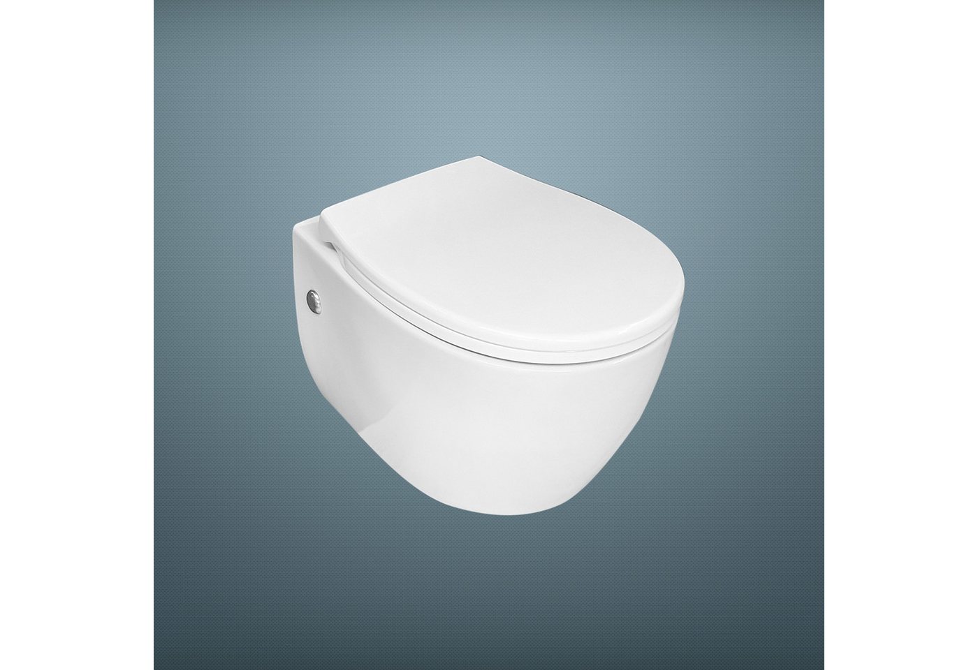Thumbnail - Aqua Bagno WC-Sitz Absenkautomatik Toilettendeckel abnehmbarer WC-Sitz (WC-Sitz, WC-Deckel, 1-St)