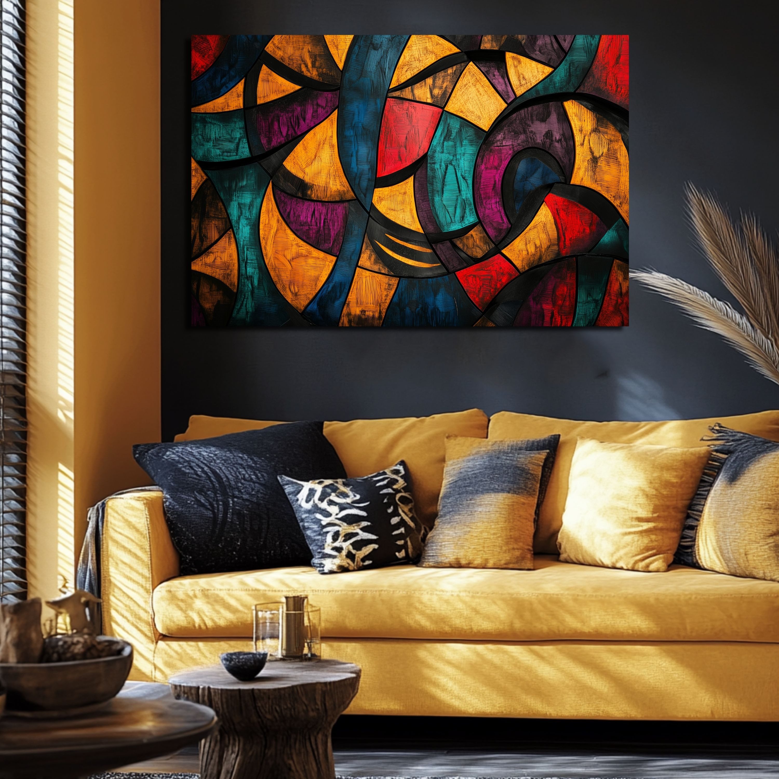 DARO Design Leinwandbild Modern Abstrakt Wandbilder günstig online kaufen
