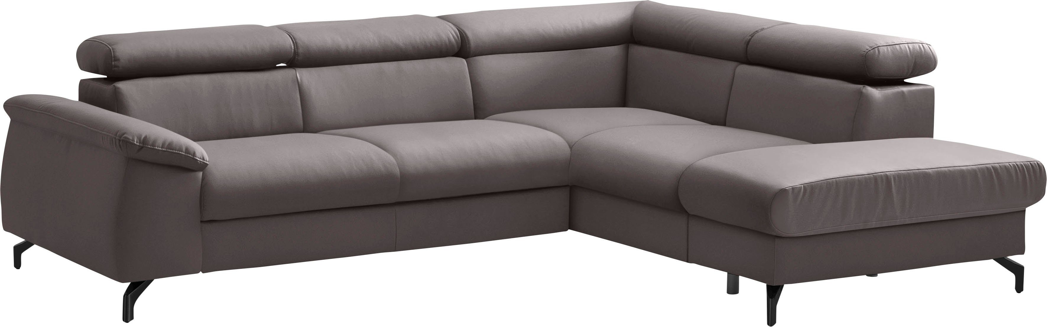 COTTA Ecksofa Komaris L-Form, mit Kopfteilverstellung, günstig online kaufen