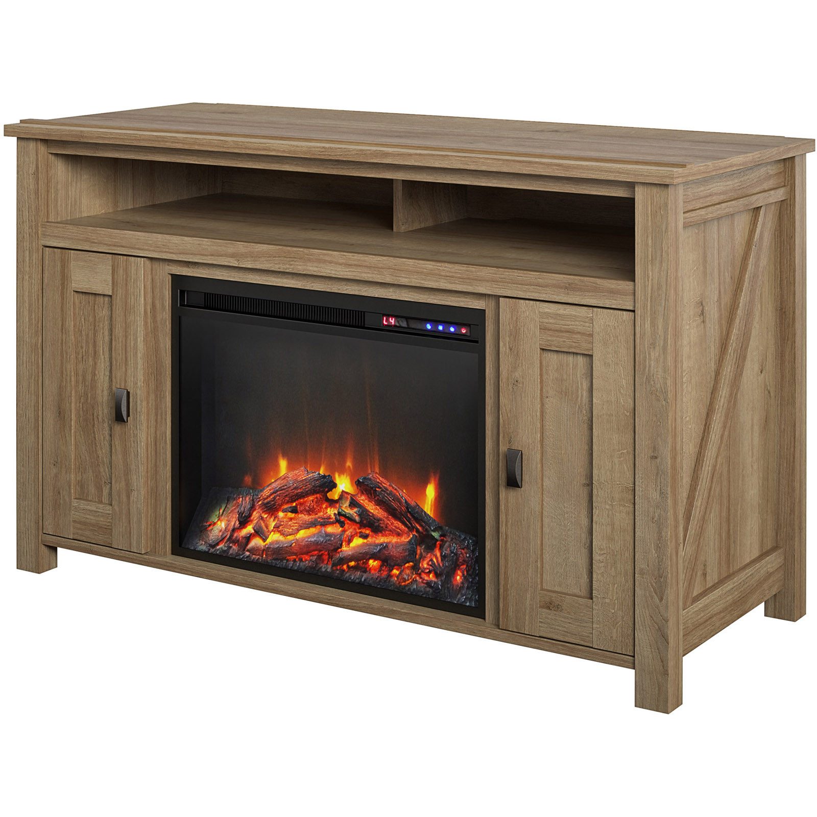 loft24 Kaminumbauschrank Farmington Sideboard mit Elektrokamin im Landhauss günstig online kaufen