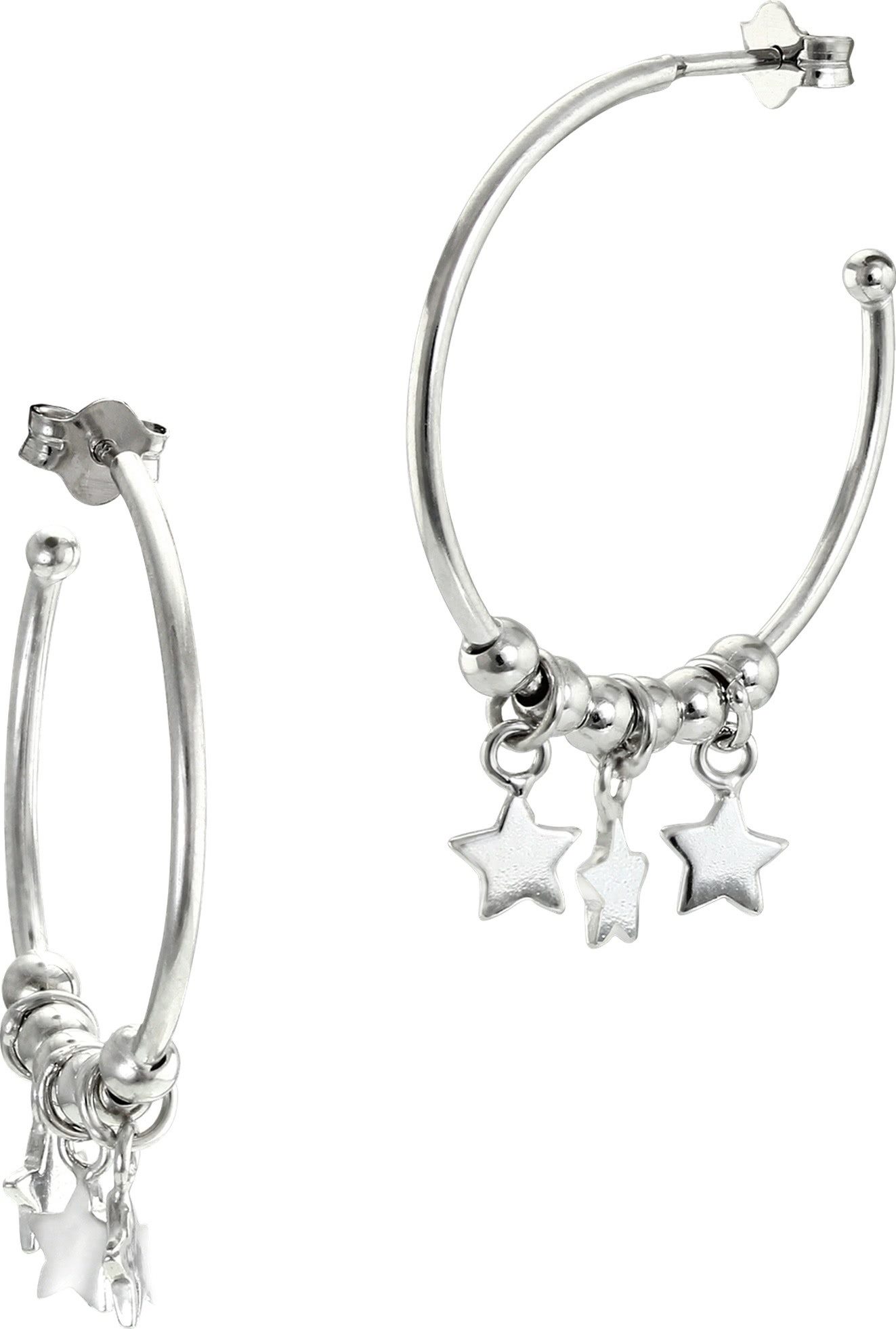 SilberDream Paar Creolen SilberDream Ohrringe Creolen 925 Echt (Creolen), D günstig online kaufen