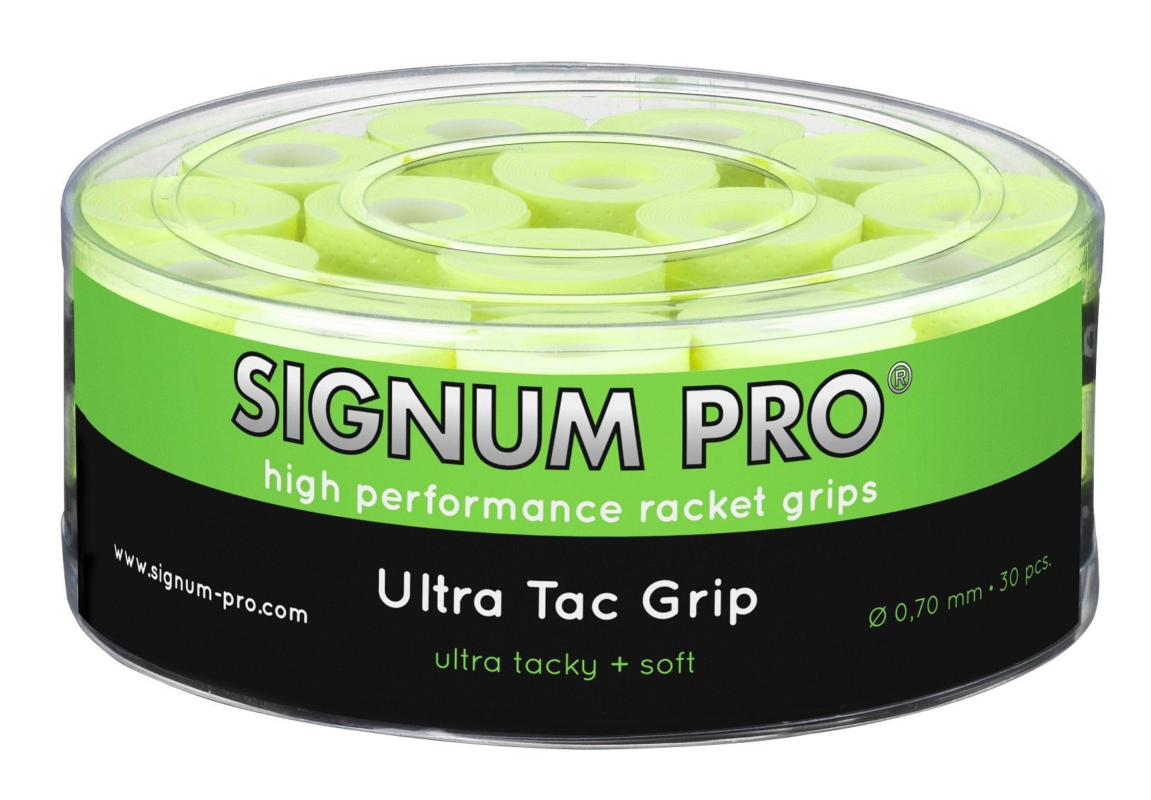 Griffband Overgrip UltraTac 0.70mm gelb 30er Box