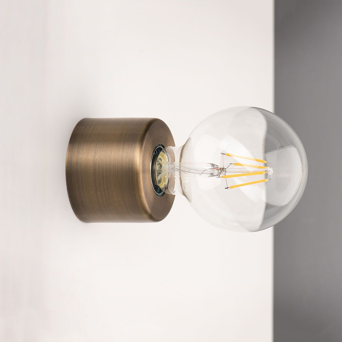 Mawa Design Deckenleuchte MAWA Eintopf minimalistische Wand- und Deckenleuchte Ø 8 cm, LED wechselbar, Deckenlampe, E27