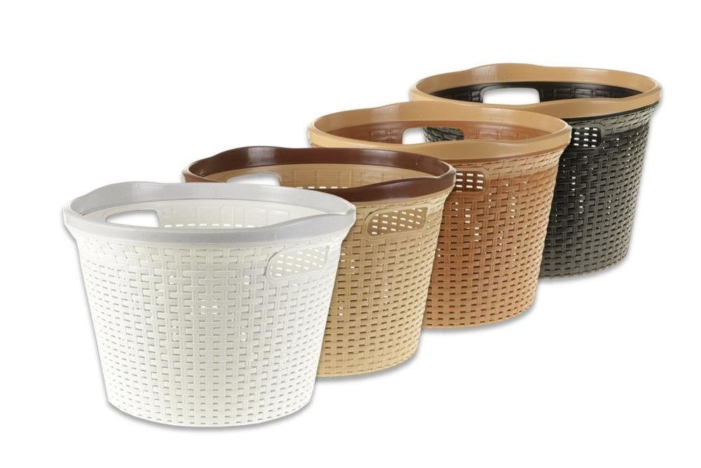 Dekonaz Wäschekorb Violetter Rattankorb und Wäschekorb (1 St) günstig online kaufen