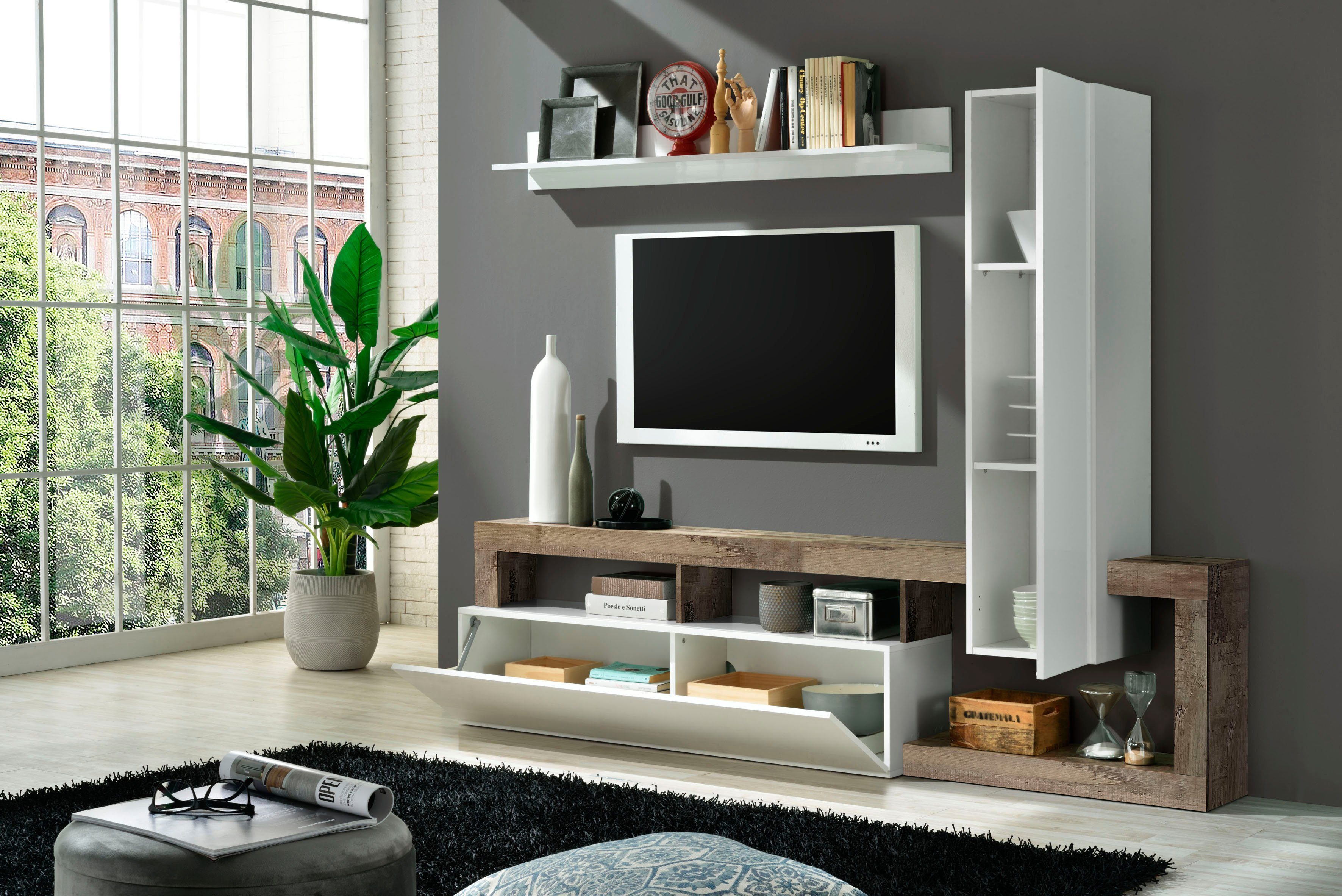 Home affaire Wohnwand Hamburg, (Set, 3-St)