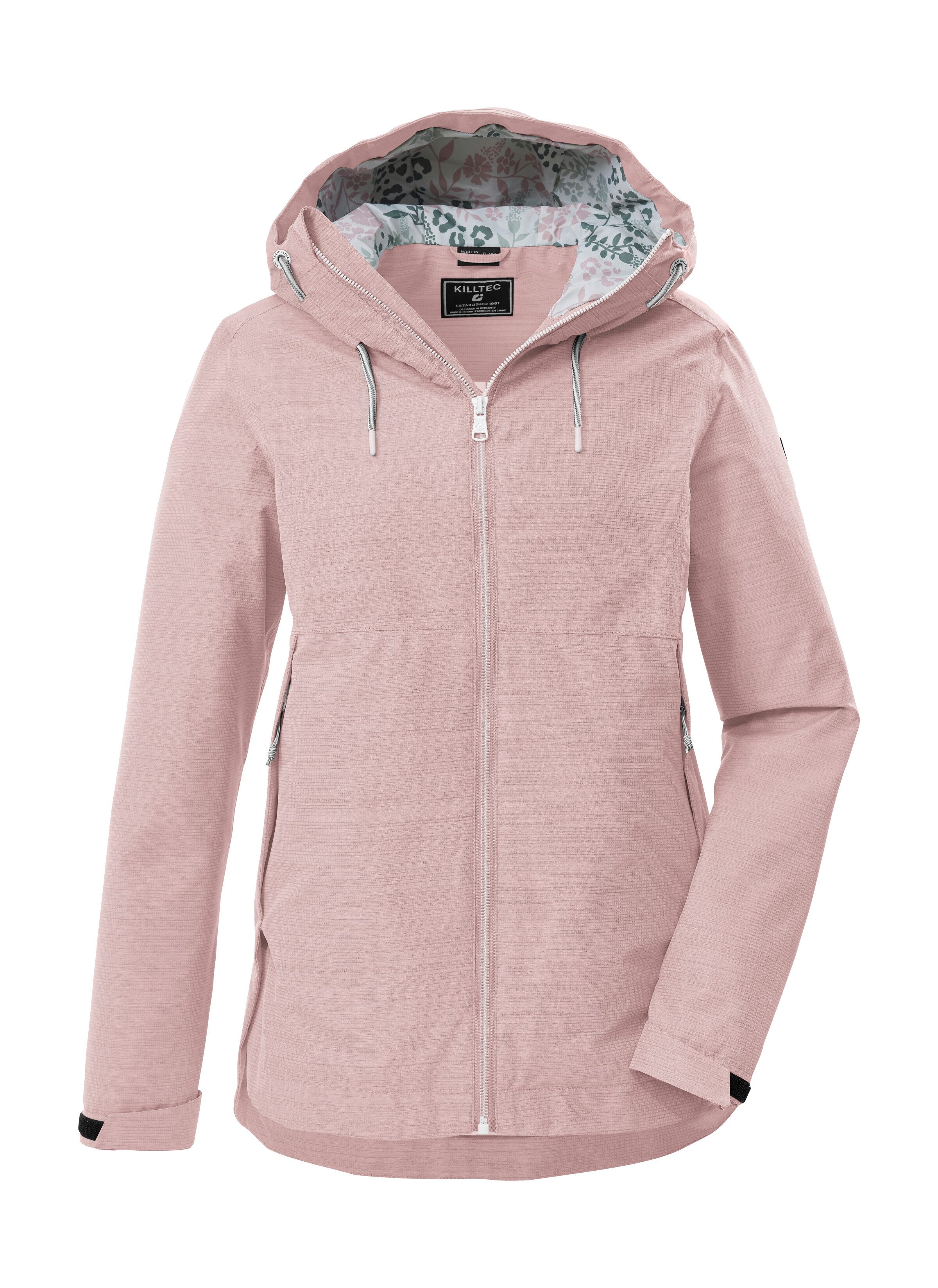 Killtec Funktionsjacke KOS 62 WMN JCKT Leichte, wasserdichte Damenjacke mit verstellbarer Kapuze