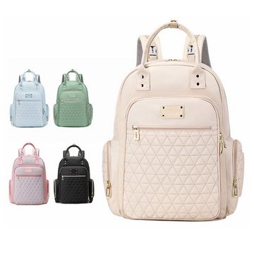 OKWISH Wickelrucksack Wickeltasche Rucksack Baby Multifunktions-Babytaschen wasserabweisend (Windeln Babyflasche Milchfläsche Rucksack Tasche mit Flaschenhalter, Multifunktional, Babytasche, Wickelrucksack), mit Schnullerhalter und Kinderwagengurte