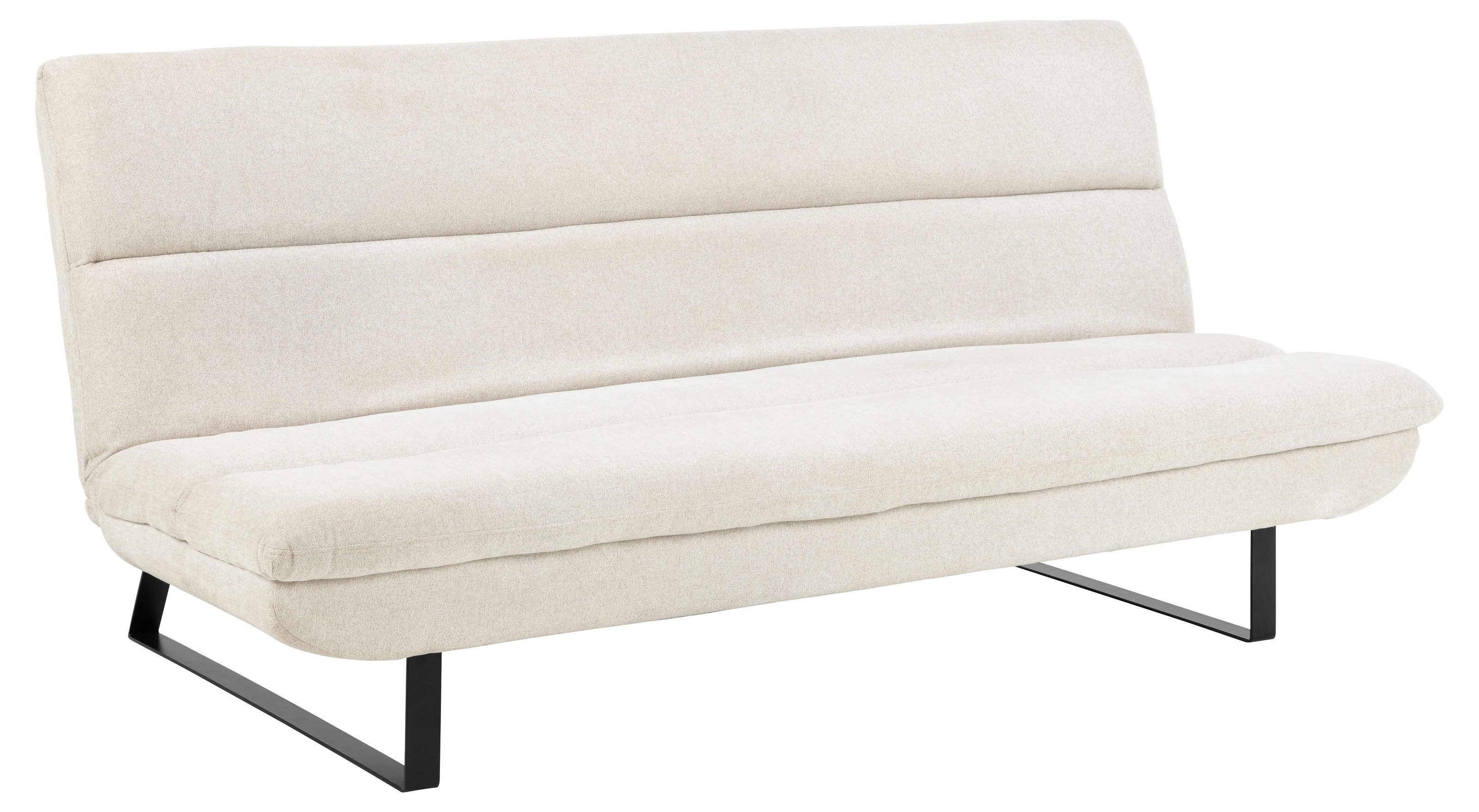 ACTONA GROUP Schlafsofa in Beige, Stoff - 200x91x124cm (BxHxT)
