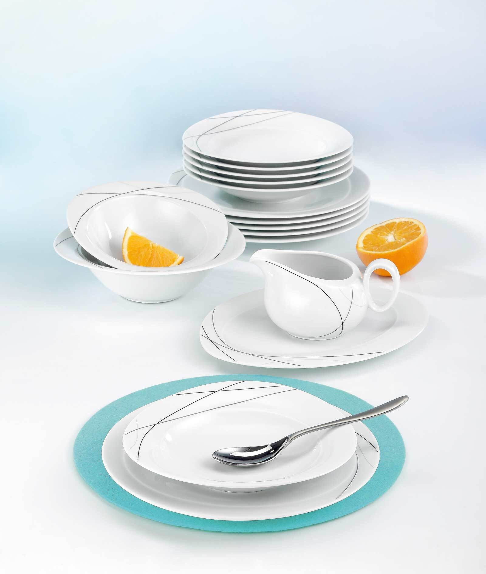 Seltmann Weiden Sauciere Trio Highline Sauciere 0,6 l, Porzellan, (1x Sauciere, 1-tlg)