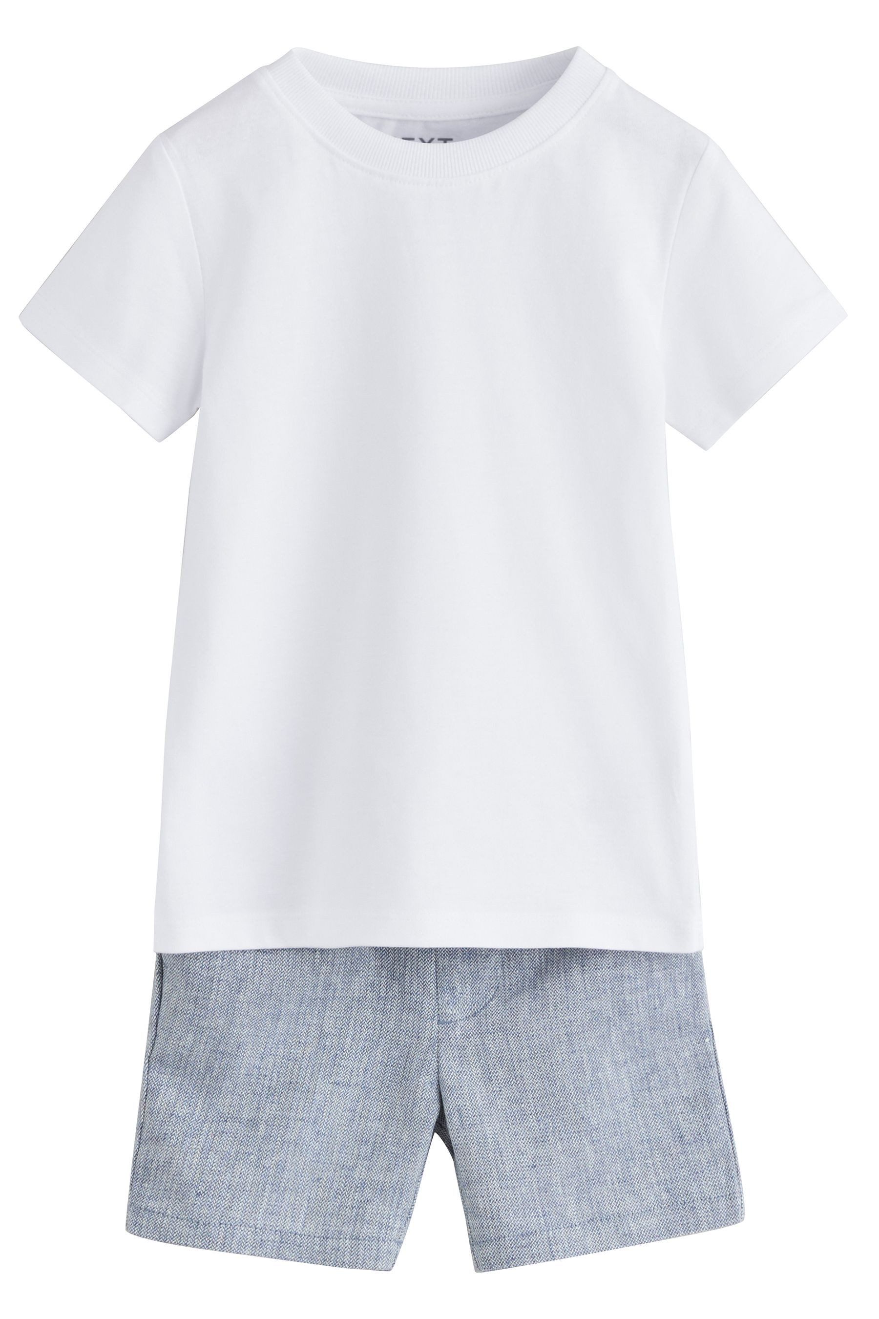 Next Kinderanzug Sakko, T-Shirt & Shorts im Set (3-tlg)
