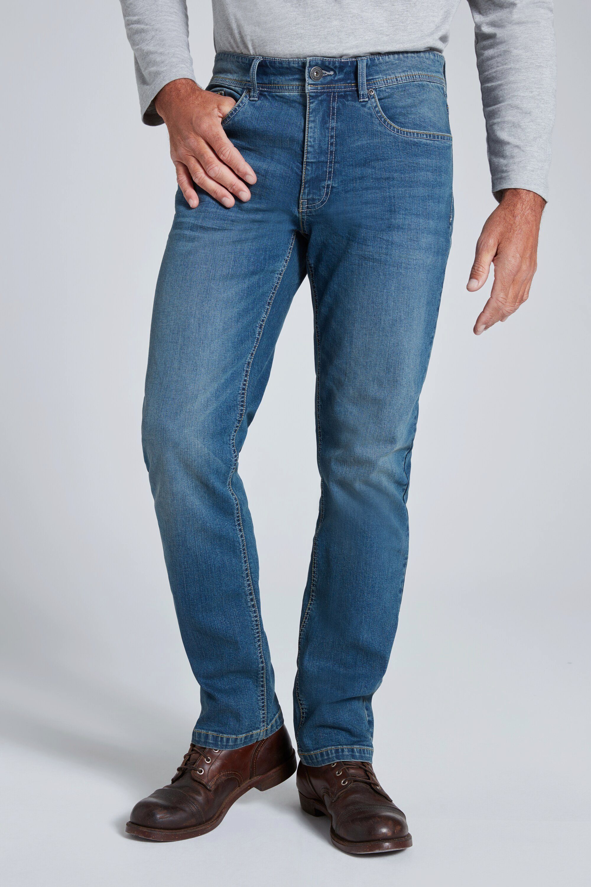 JP1880 5-Pocket-Jeans Jeans FLEXNAMIC® Fit denim bis blue Straight 72/36 Gr