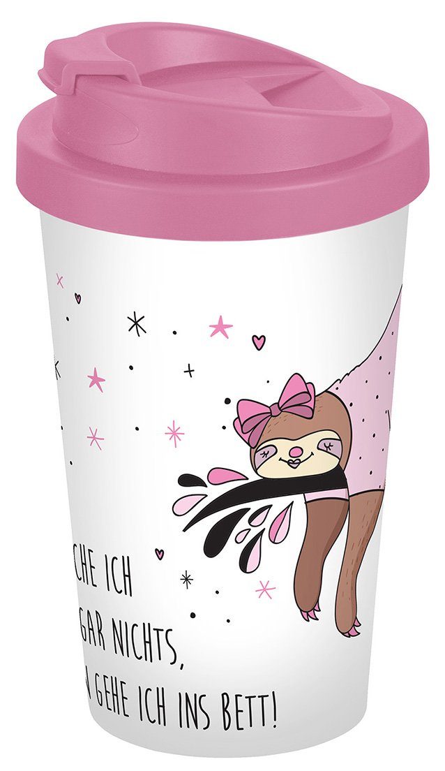 Coffee-to-go-Becher Faultier Daphne Bett
