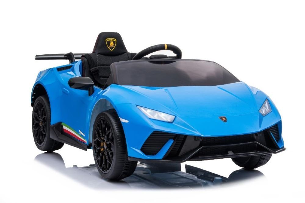 ES-Toys Elektro-Kinderauto Kinderauto Lamborghini Huracan, Belastbarkeit 40 kg, EVA-Reifen Scheinwerfer Bluetooth