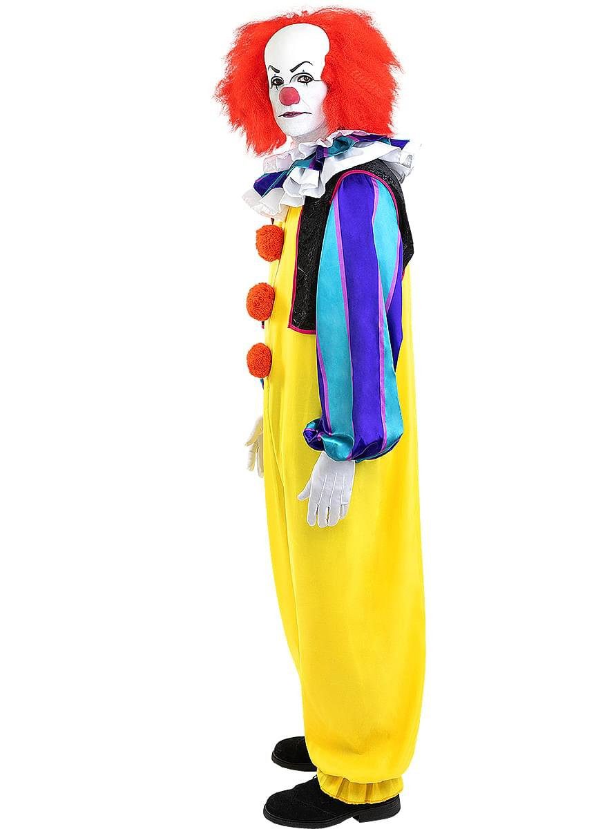 Funidelia Clown-Kostüm Stephen King Es Pennywise Halloween Kostüm Herren, Der weltbekannte Horrorclown in seiner klassischen Erscheinung