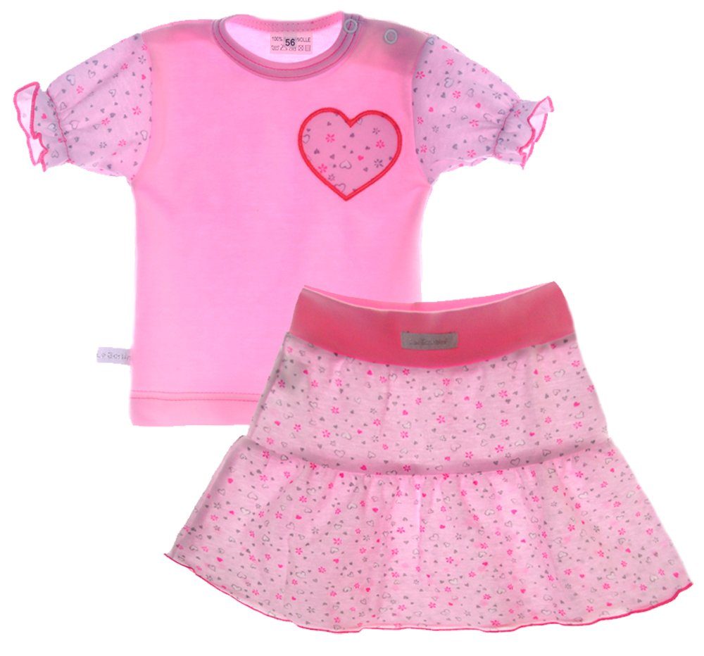 Shirt & Rock Baby Anzug 2Tlg. Shirt und Rock Set 50 56 62 68 74 80 86 92 98