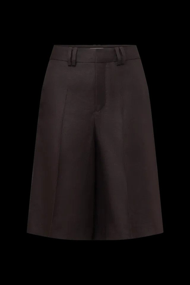 Drykorn Chinohose Bermuda-Hose mit Bügelfalten - Relaxed Fit