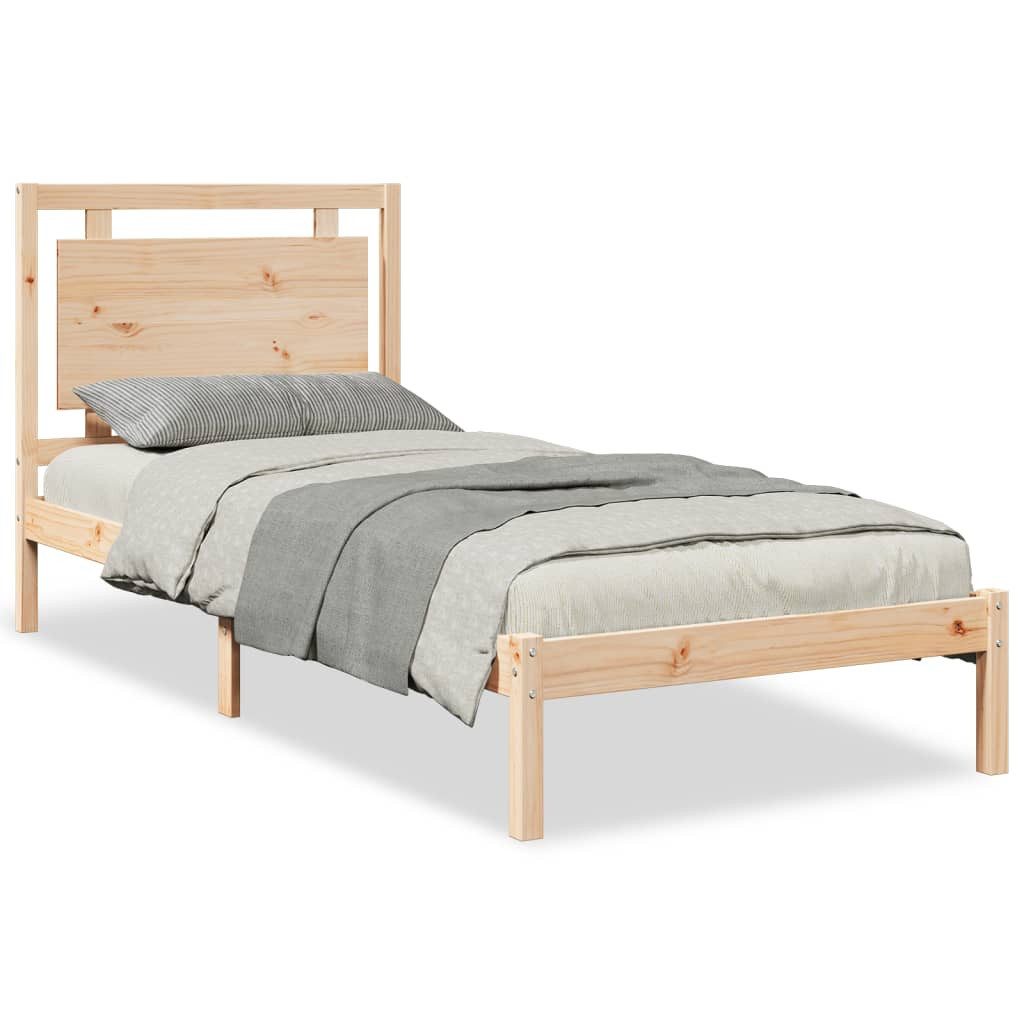 vidaXL Bett Massivholzbett Extra Lang ohne günstig online kaufen