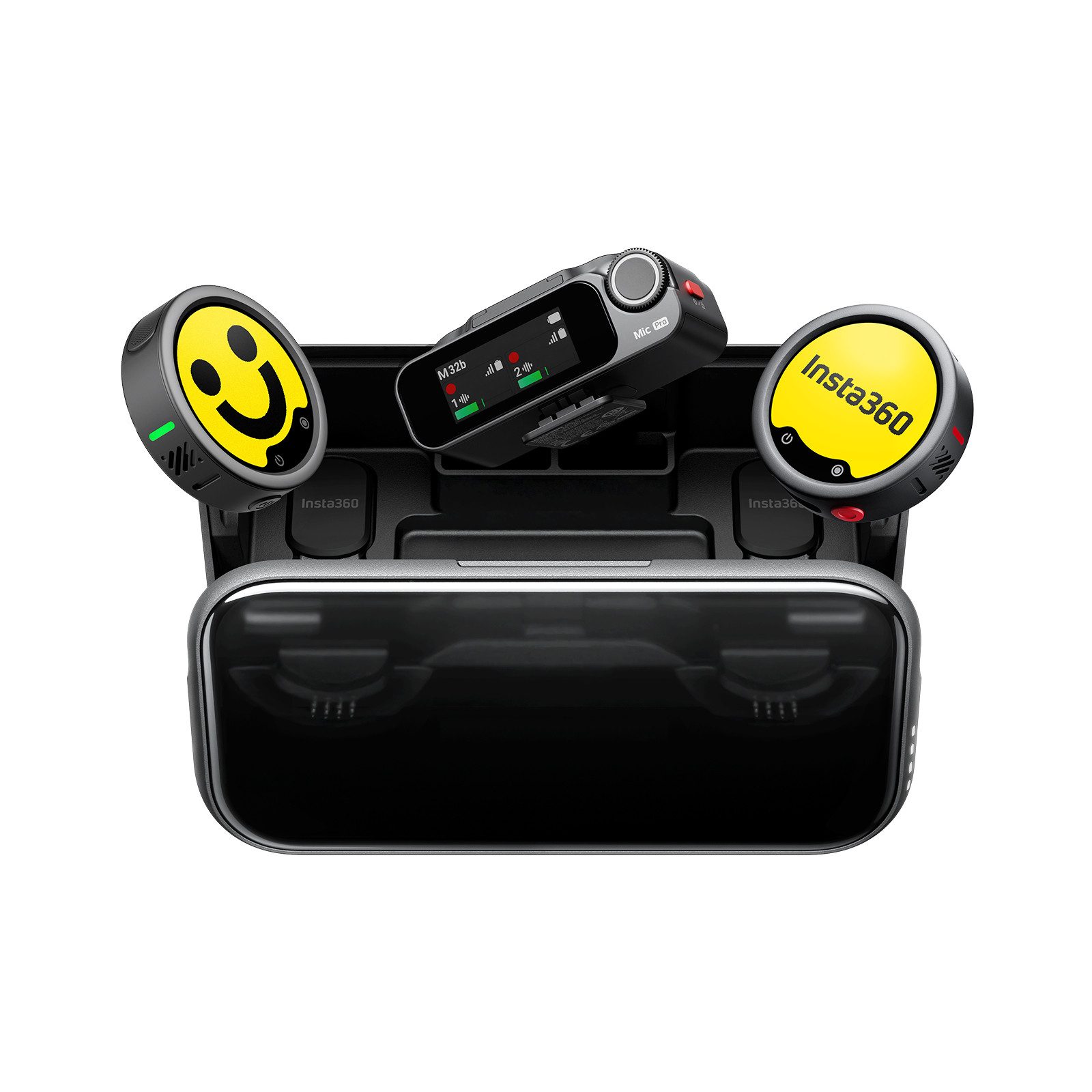 Insta360 Mikrofon Insta360 Mic Pro, Mini-Lavaliermikrofon für iPhone/Kamera/Android