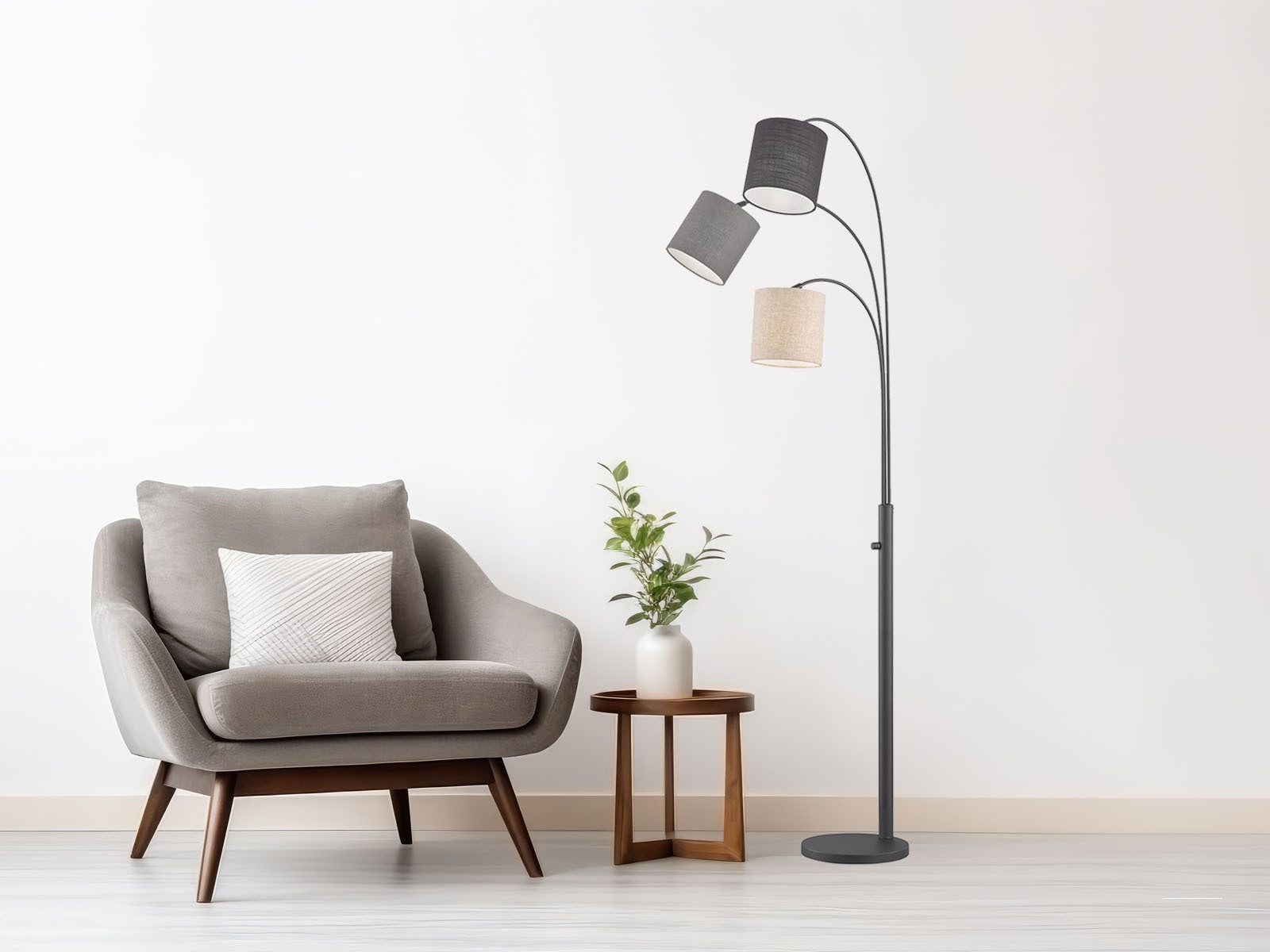 FISCHER & HONSEL LED Stehlampe, Dimmfunktion, günstig online kaufen