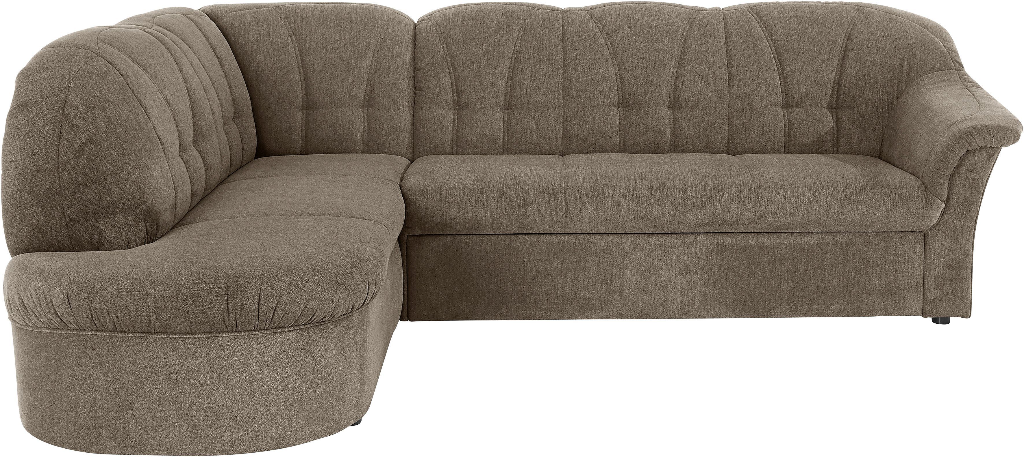 DOMO collection Ecksofa Pegnitz, elegante Rückensteppung, günstig online kaufen