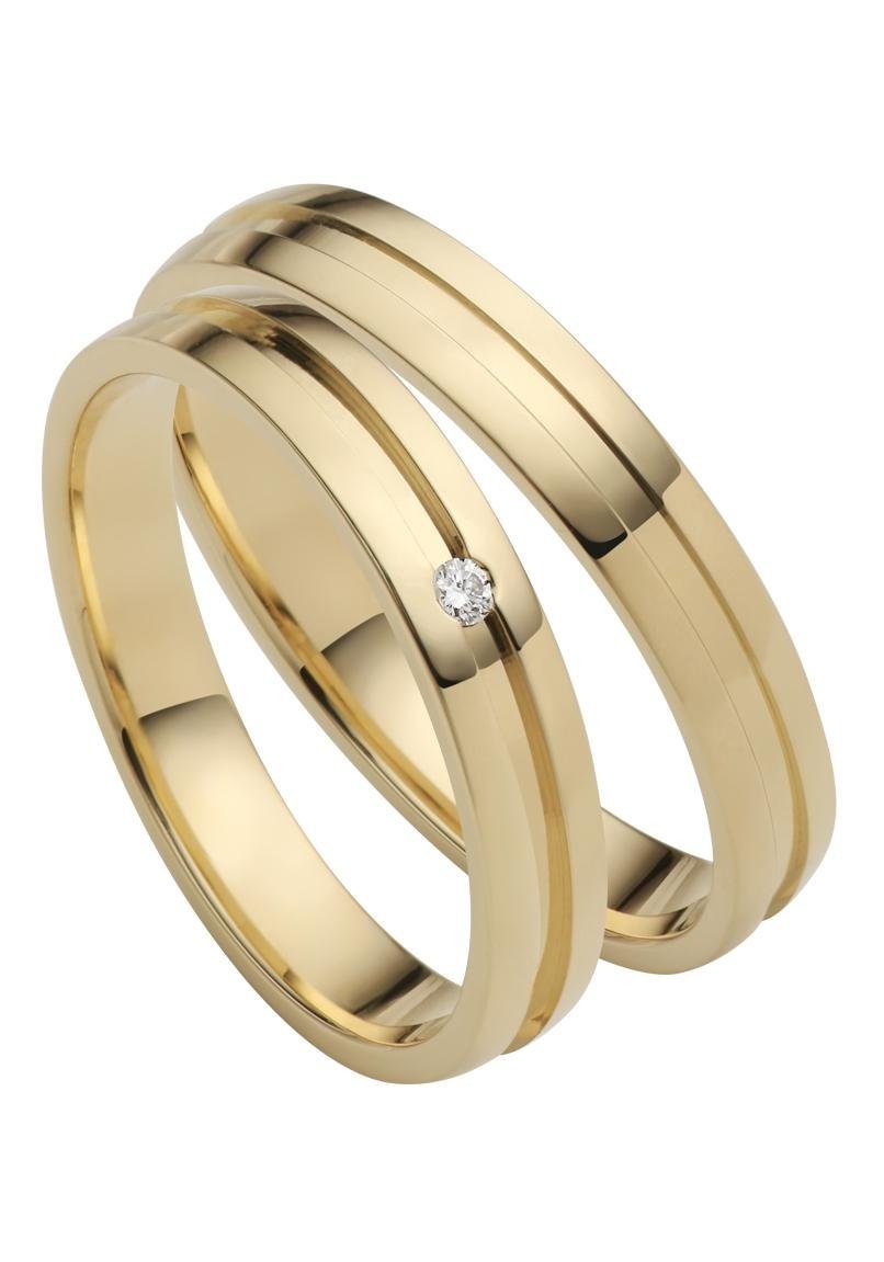 Firetti Trauring Schmuck Geschenk Gold 750 Hochzeit Ehering \