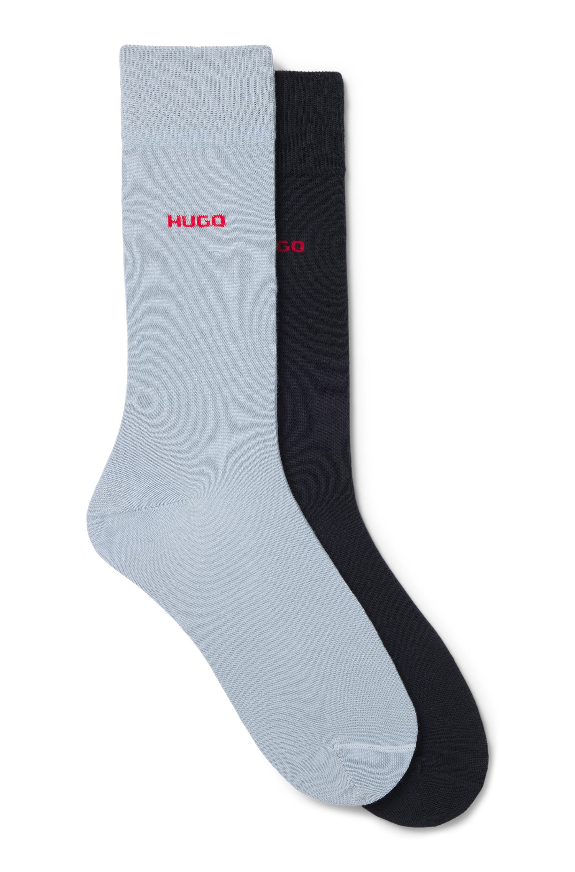 HUGO Businesssocken 2P RS UNI CC (Packung, 2-Paar, 2er Pack) mit kontrastfa günstig online kaufen