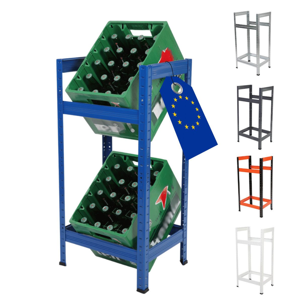 Modo24 Kastenständer HELIOS Metall Getränkekistenregal, Kistenregal, günstig online kaufen