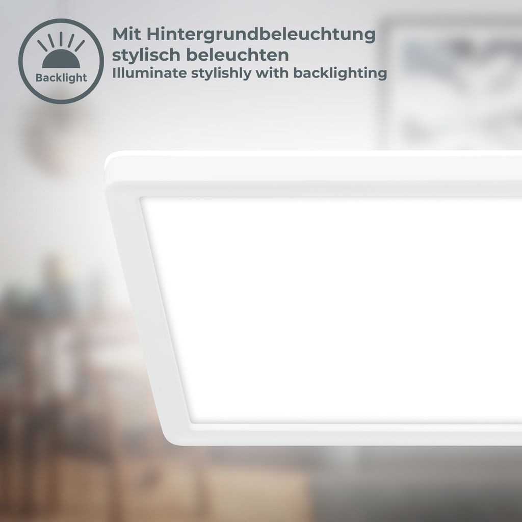 B.K.Licht LED Deckenleuchte LED Panel ultraflach günstig online kaufen