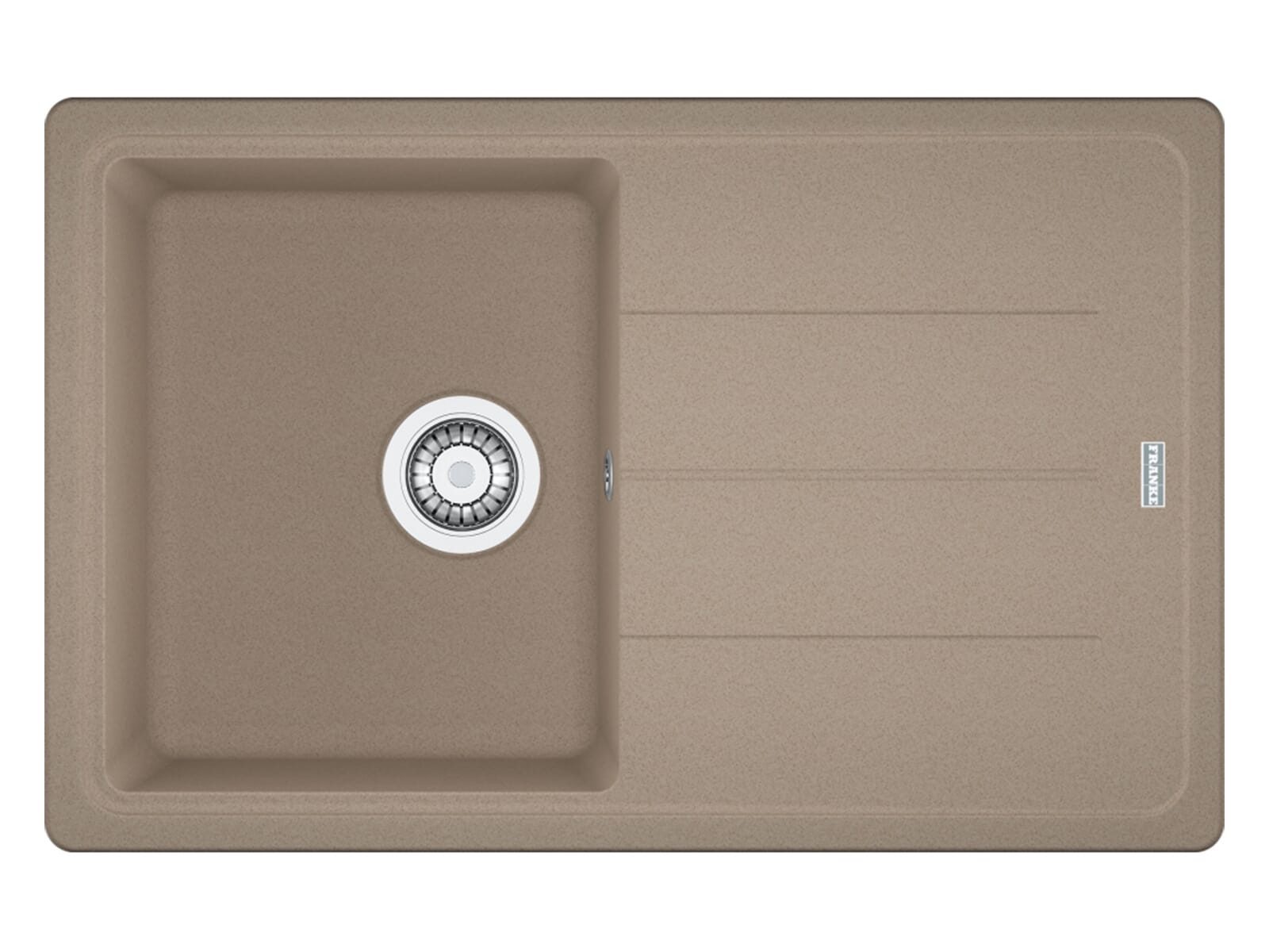 FRANKE Granitspüle, rechteckig, 78/50 cm, (1 St), aus Sanitized®