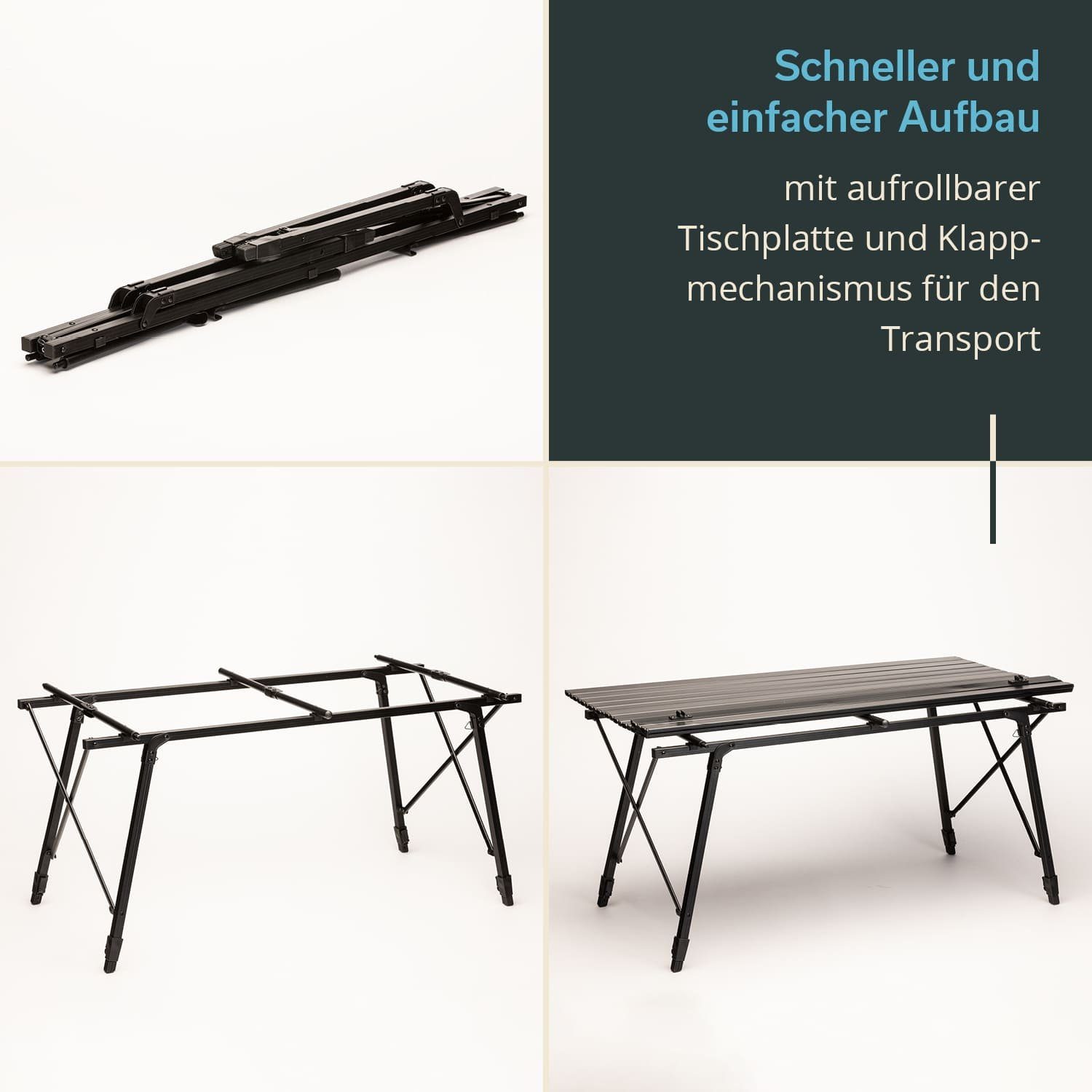 Skandika Campingtisch Alu Falttisch Jamsa, Klapptisch günstig online kaufen