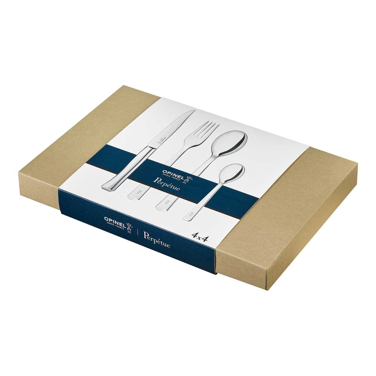Herbertz Besteck-Set Herbertz Tafelbesteck Opinel je 4 Perpetue Box 254614