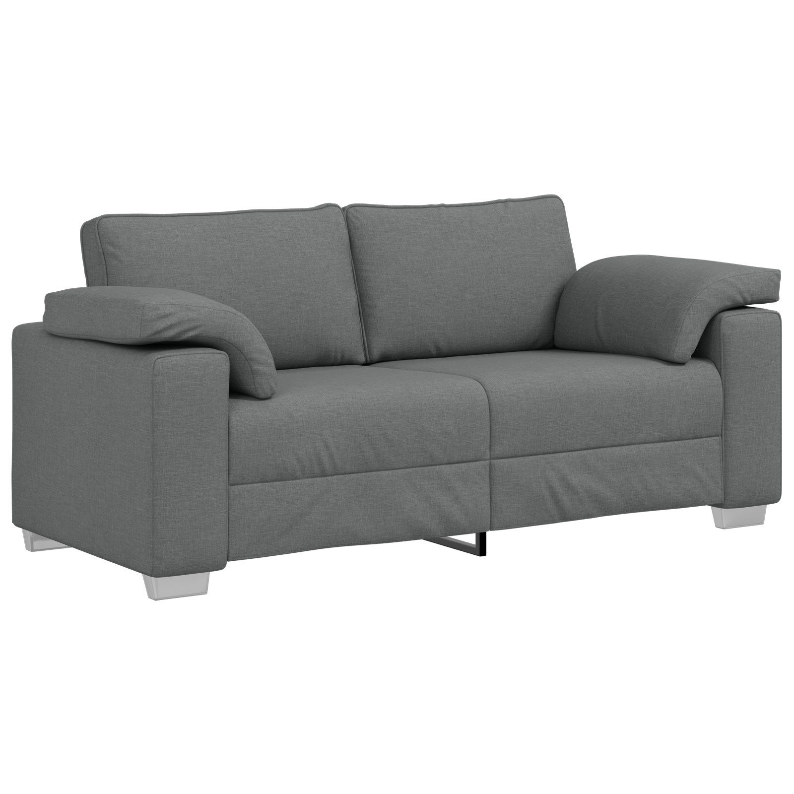 vidaXL Sofa Sofa 2-Sitzer Dunkelgrau 140 günstig online kaufen