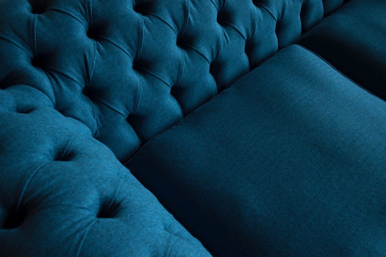 Couch Textil Chesterfield Sitz JVmoebel Sofa 3-Sitzer Garnitur Europe Luxus Made Design in Polster Neu,