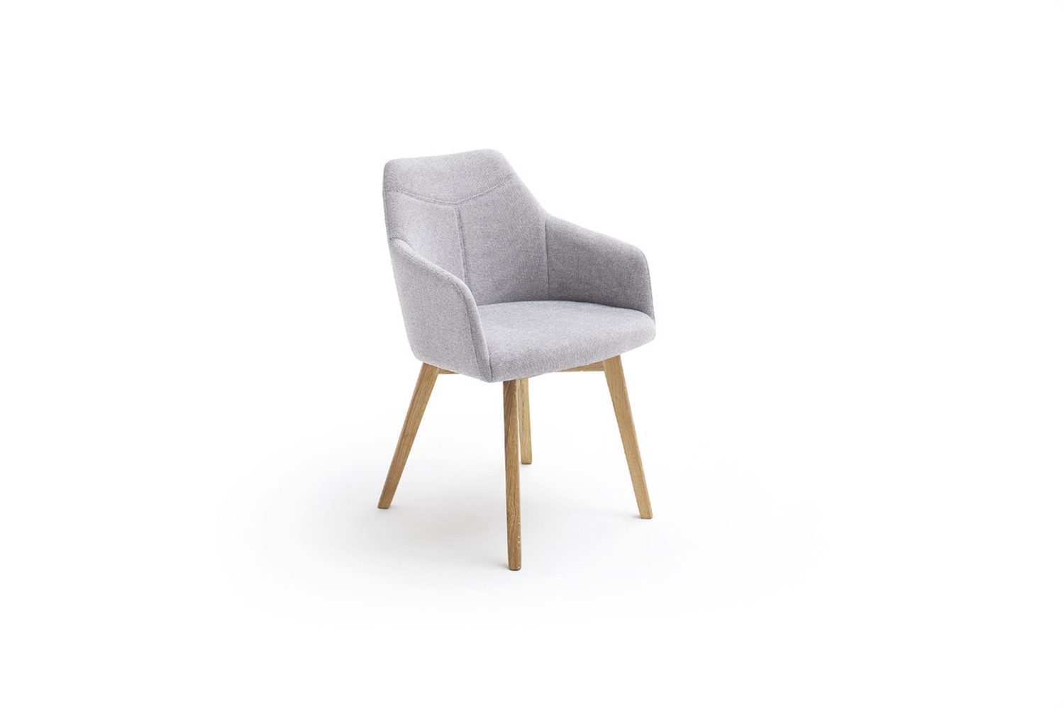 MCA living Schalenstuhl in lichtgrau, Capulet - 57x84x57cm (BxHxT)