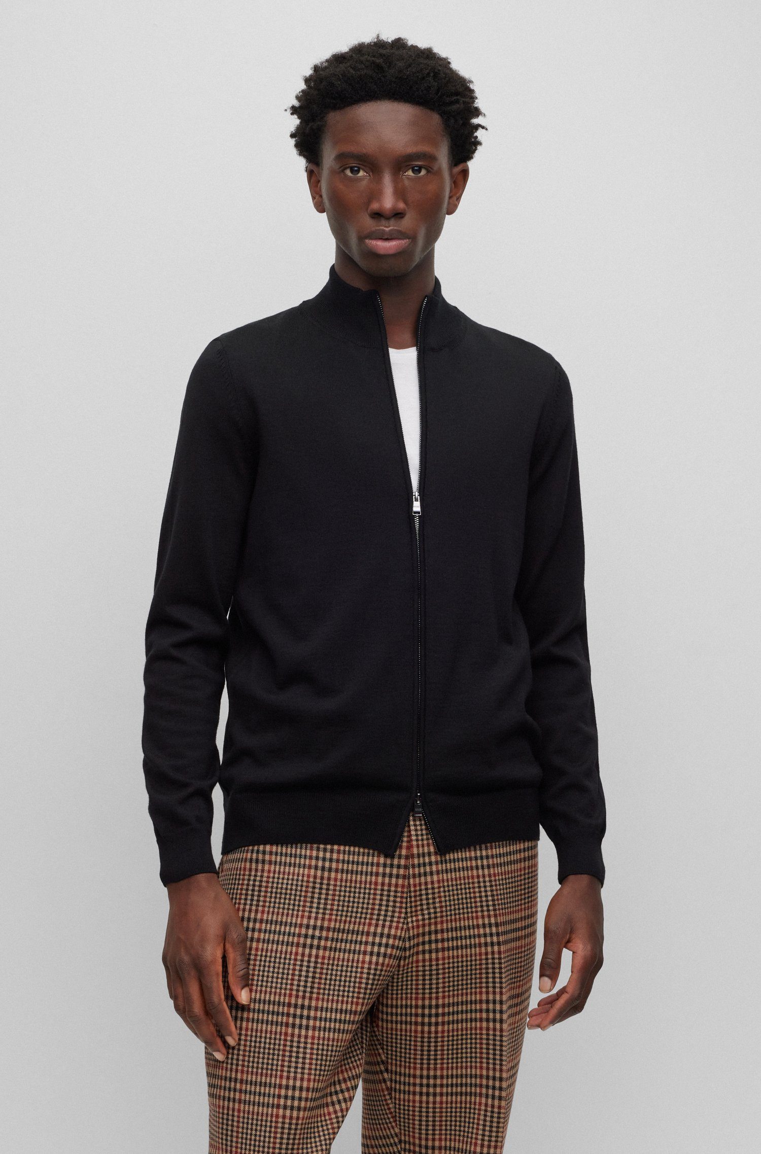 BOSS Strickjacke Balonso (1-tlg)