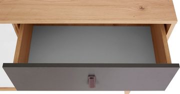 Homexperts Sideboard Bristol, Breite 120 cm oder 180 cm, mit massiven Eichefüßen